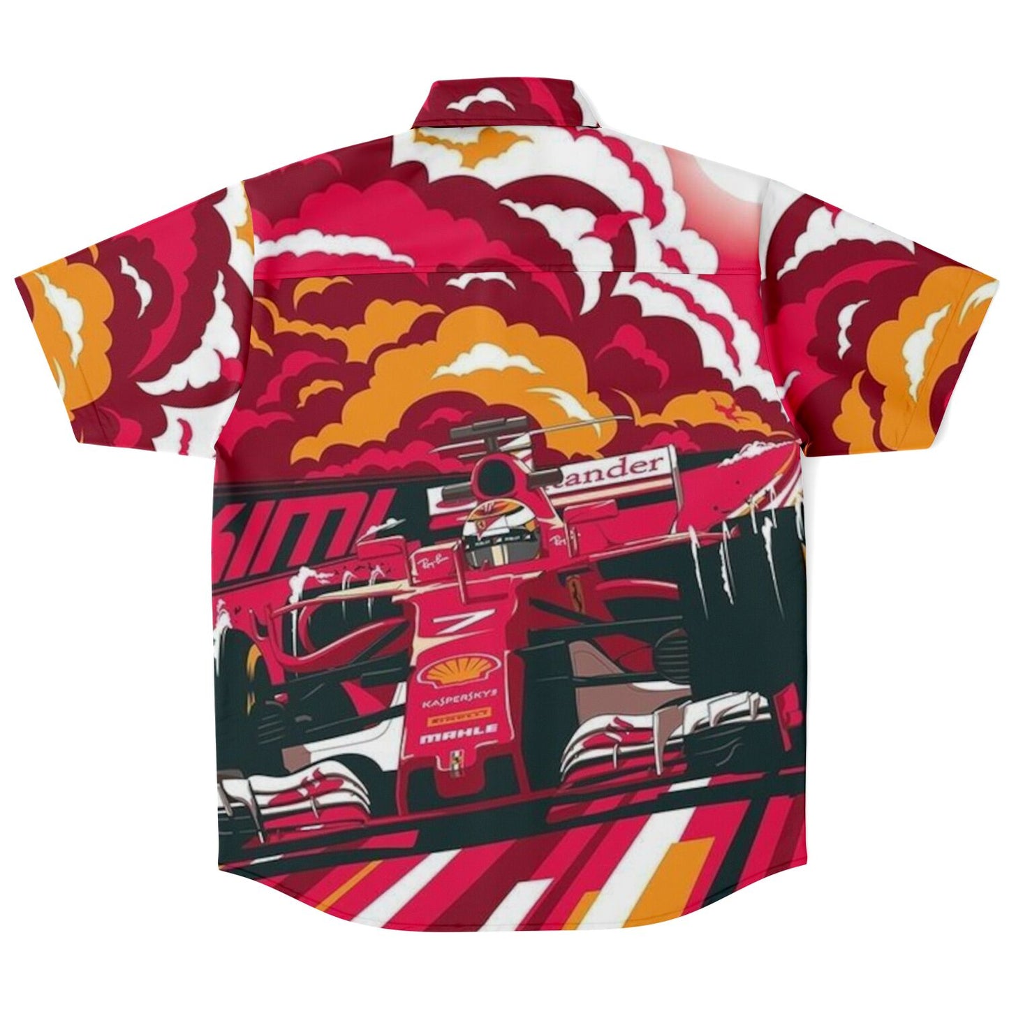 F1 Artwork Short Sleeve Button Down Shirt - AOP