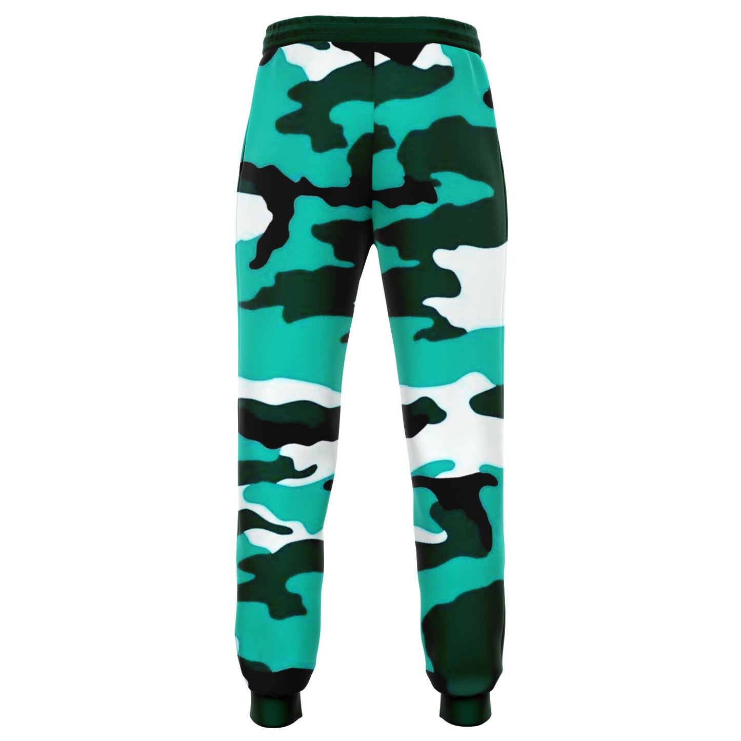 Turquoise Camo Pattern Fashion Jogger