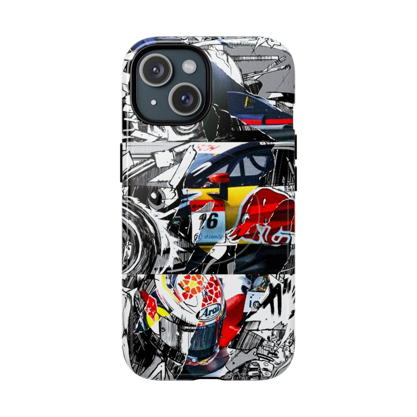 F1 Animated Style Inspired Tough Magnetic Case