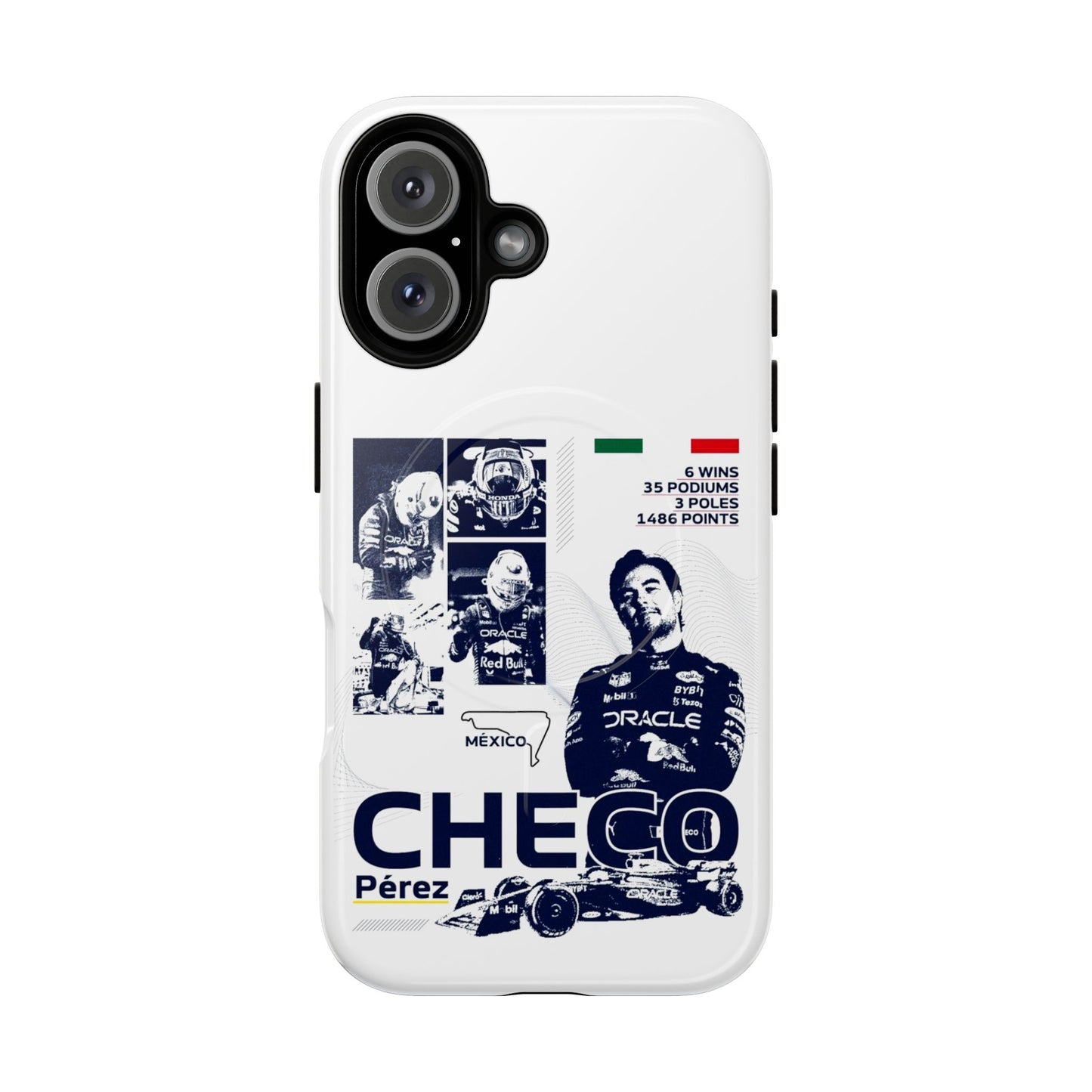 Checo Perez Poster Style Tough Magnetic Cases