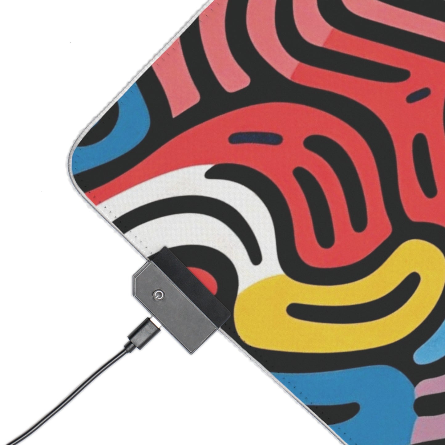 Unique Abstract Art RGB Gaming Mouse Pad