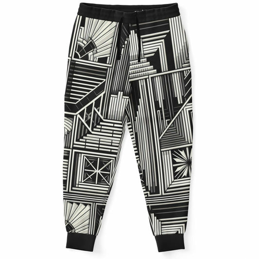 Black Artistry Pattern Fashion Sweatpants