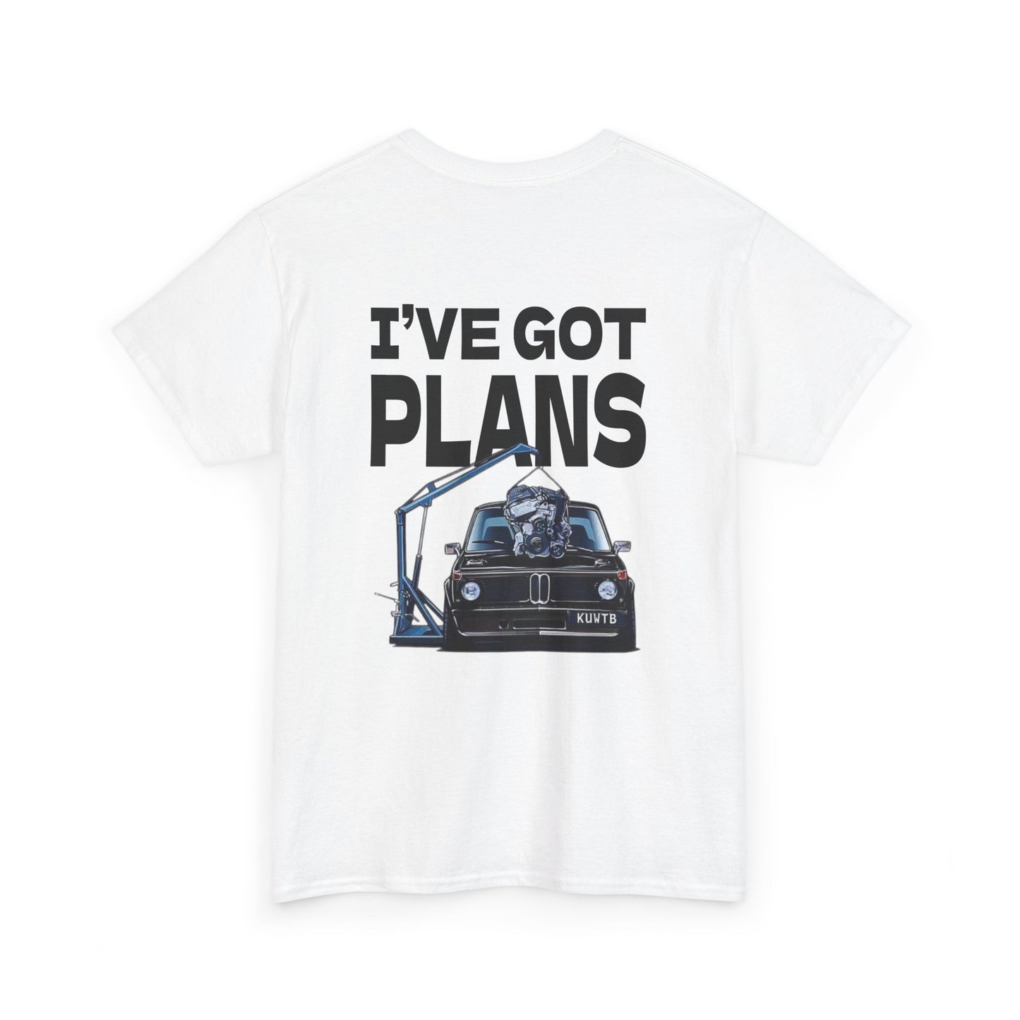 I've Got Plans Car Enthusiasts Heavy Cotton Tee