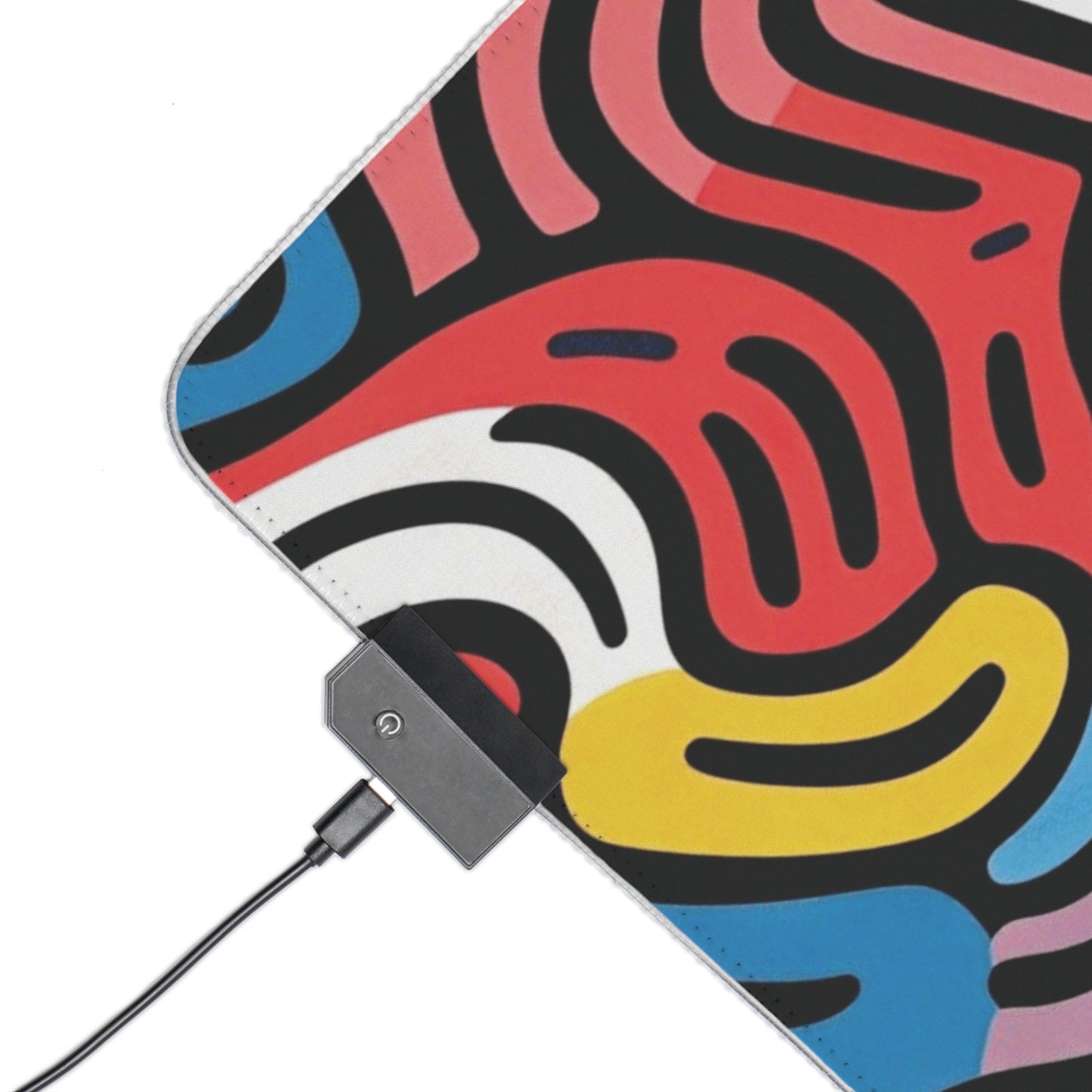 Unique Abstract Art RGB Gaming Mouse Pad