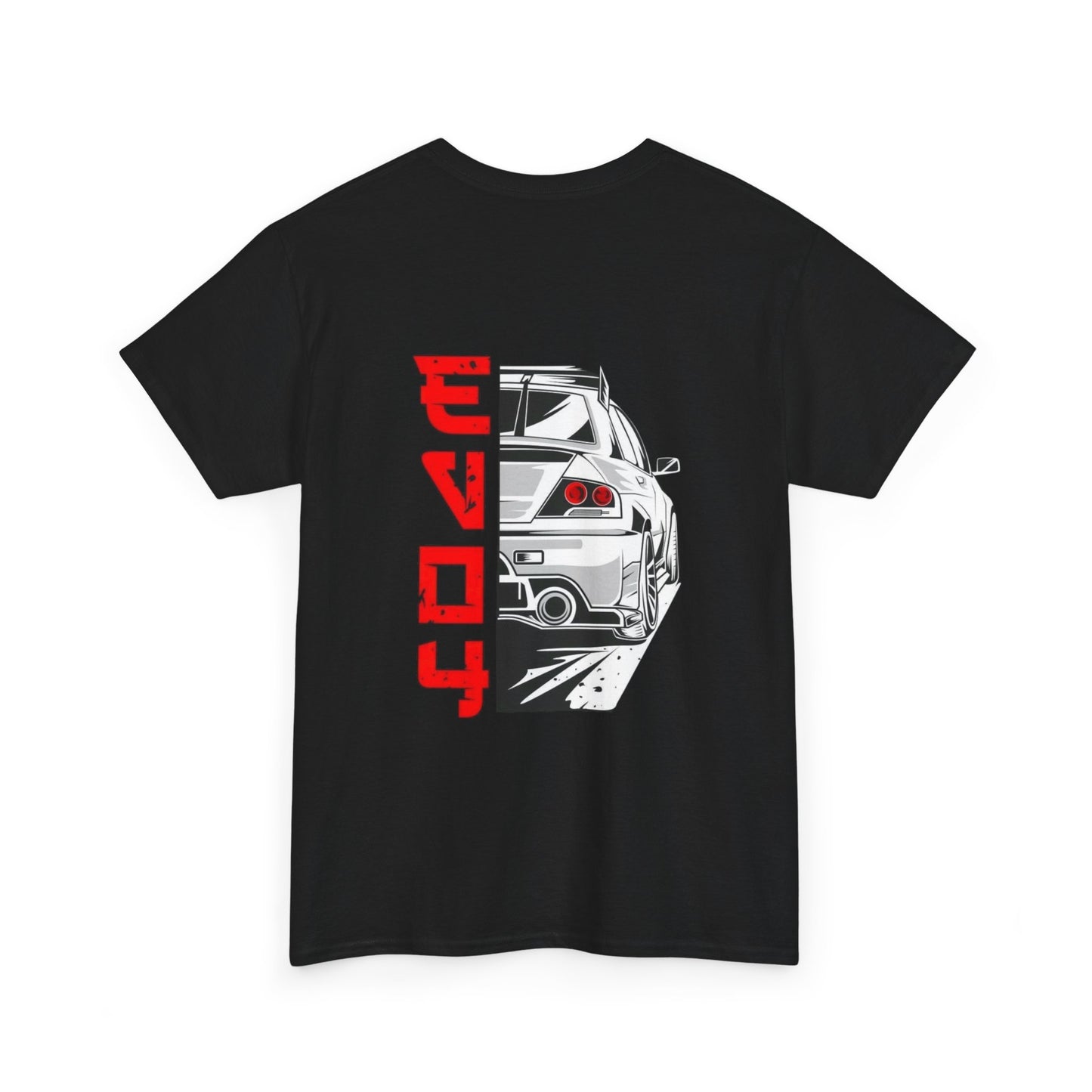 Mitsubishi Evo Back Print Unisex Heavy Cotton Tee