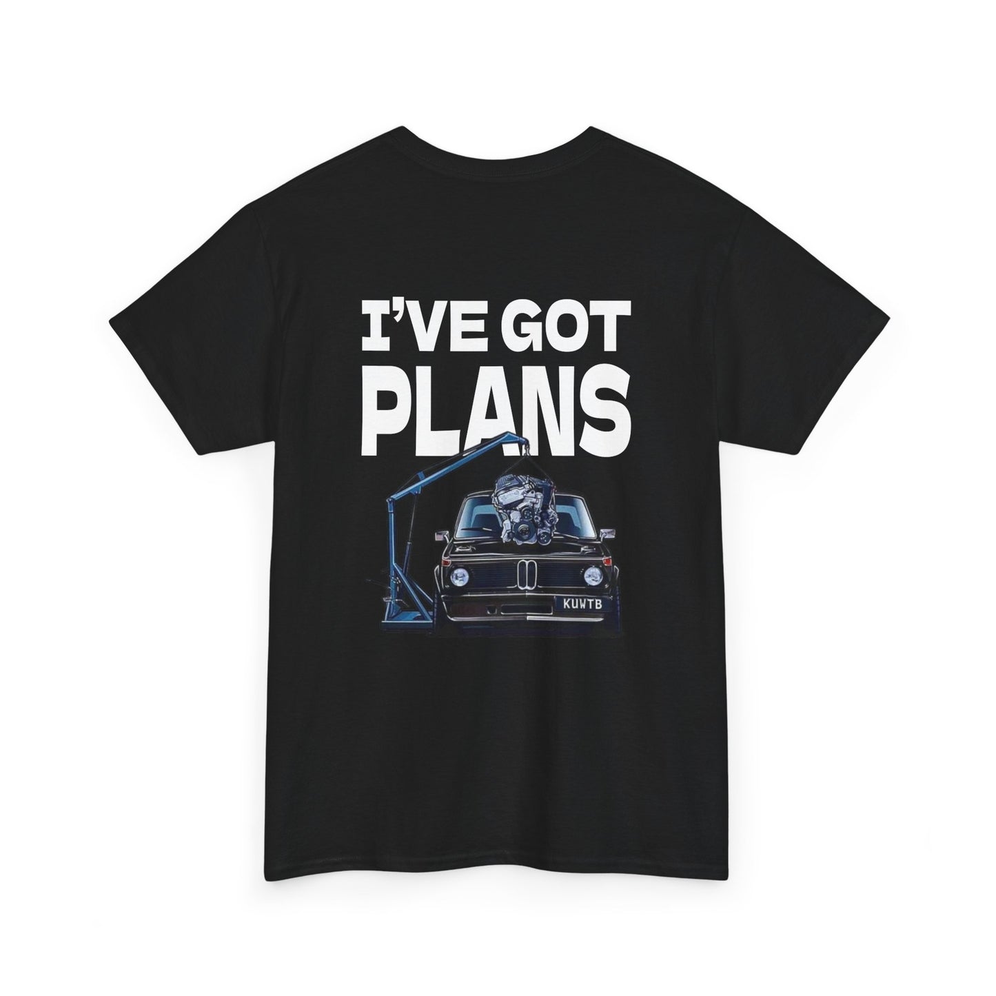 I've Got Plans Car Enthusiasts Heavy Cotton Tee