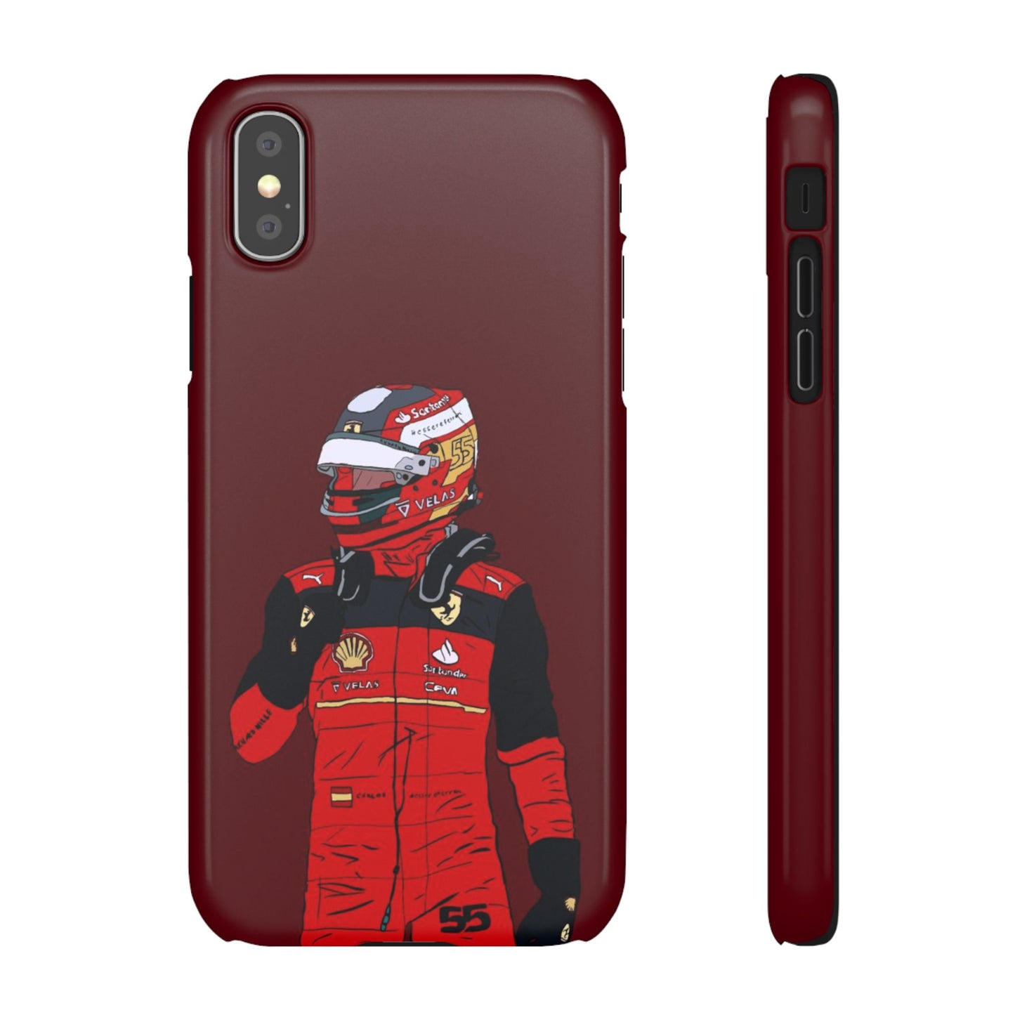 Sainz 55 F1 Illustration Inspired Snap Case