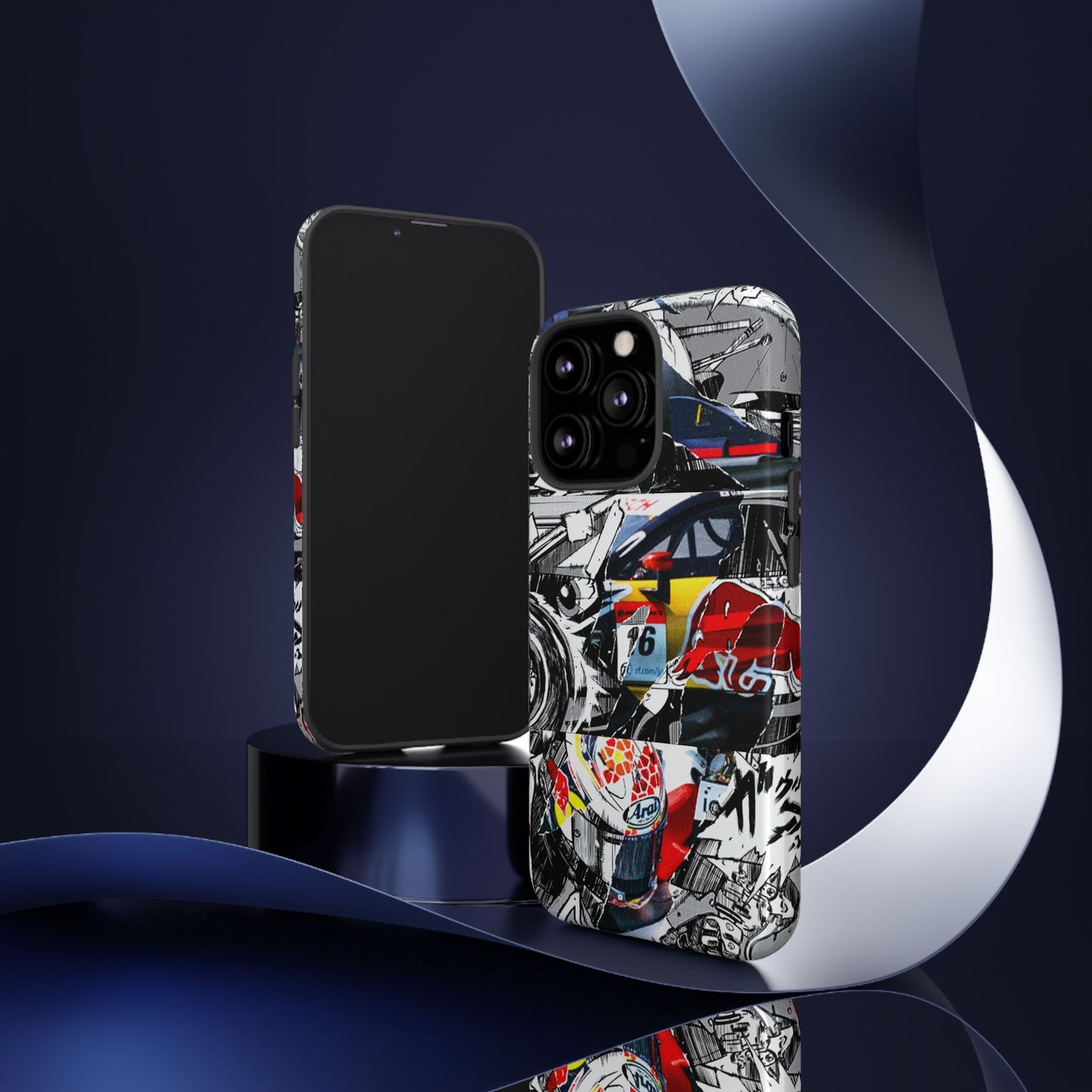 F1 Animated Style Tough Phone Case