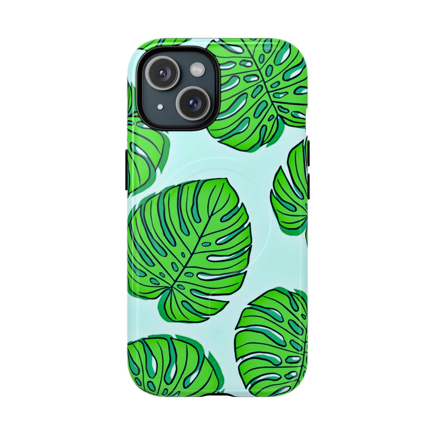 Leaves Pattern Tough Magnetic Case