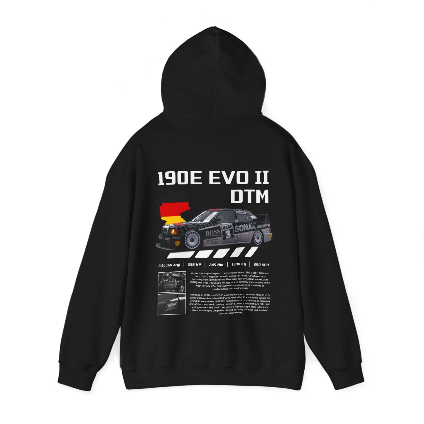 DTM 190E EVO II Poster Style Hoodie