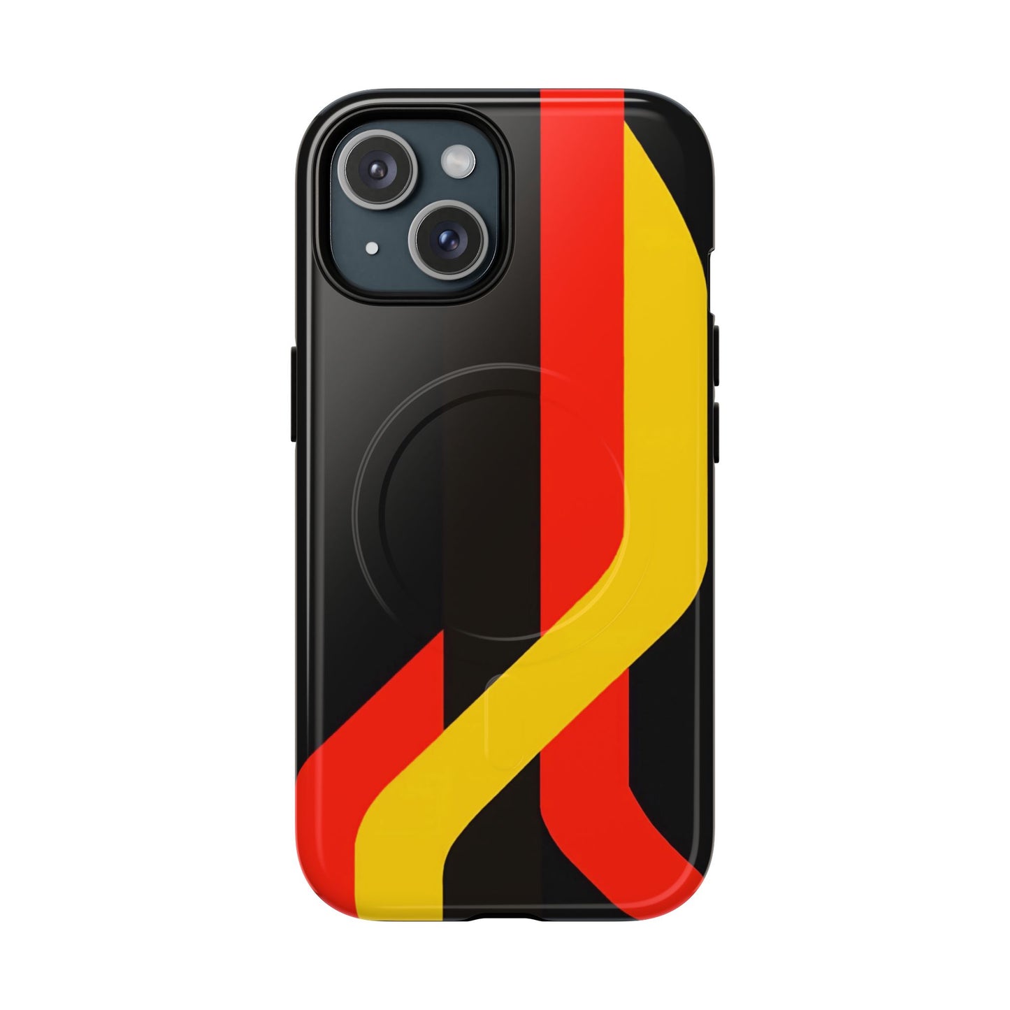 Racing Stripe Pattern Tough Magnetic Case