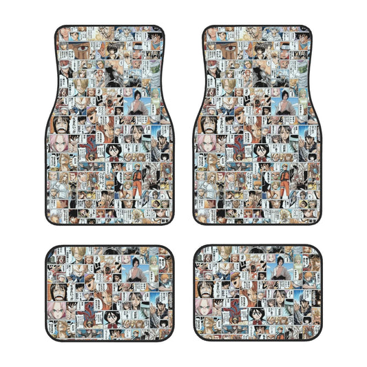 Anime Collage Automotive Floor Mats