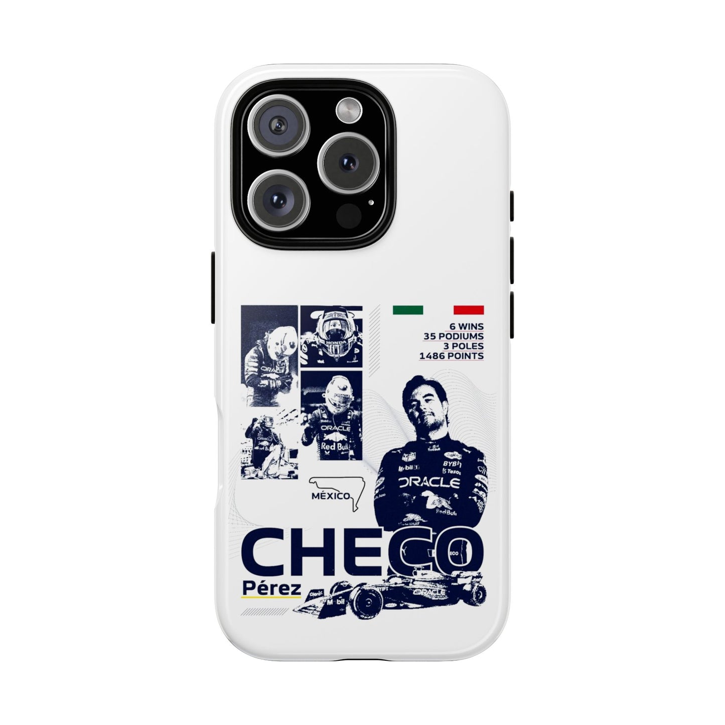 Checo Perez Poster Style Tough Phone Case