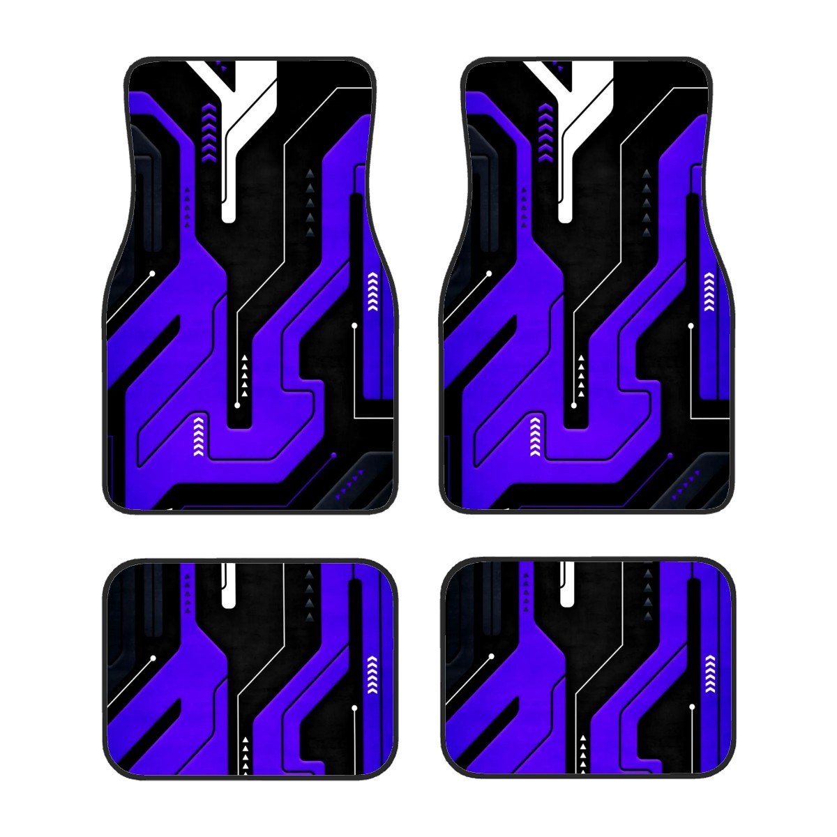 Abstract Livery Pattern Automotive Floor Mats