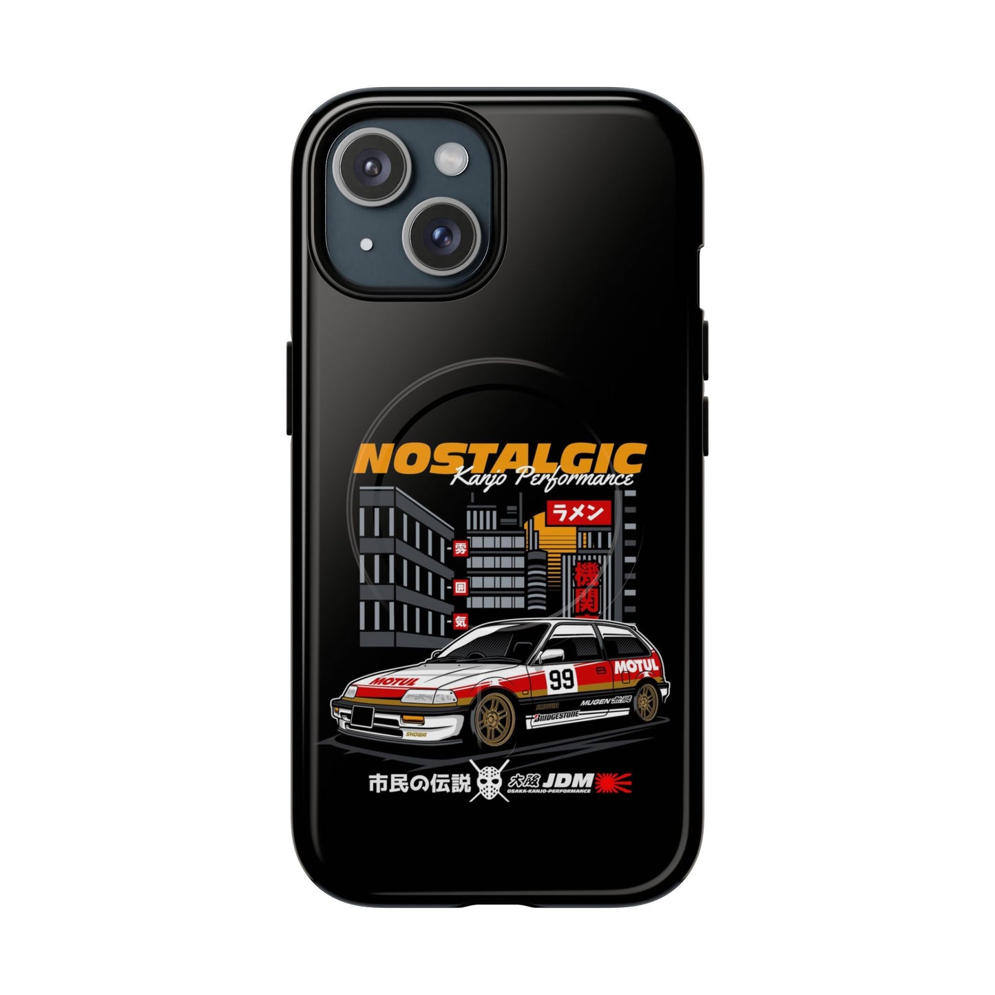 Nostalgic JDM Tough Magnetic Case