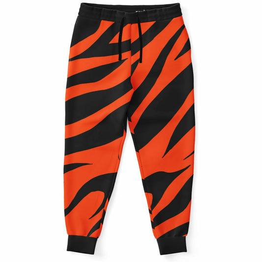 Orange Abstract Pattern Fashion Sweatpants