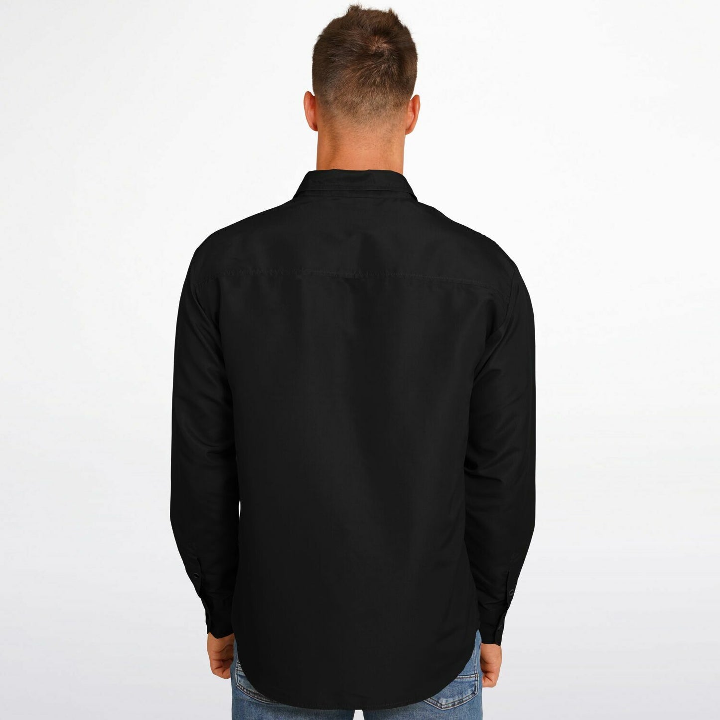 BW JDM Art Long Sleeve Button Down Shirt - AOP