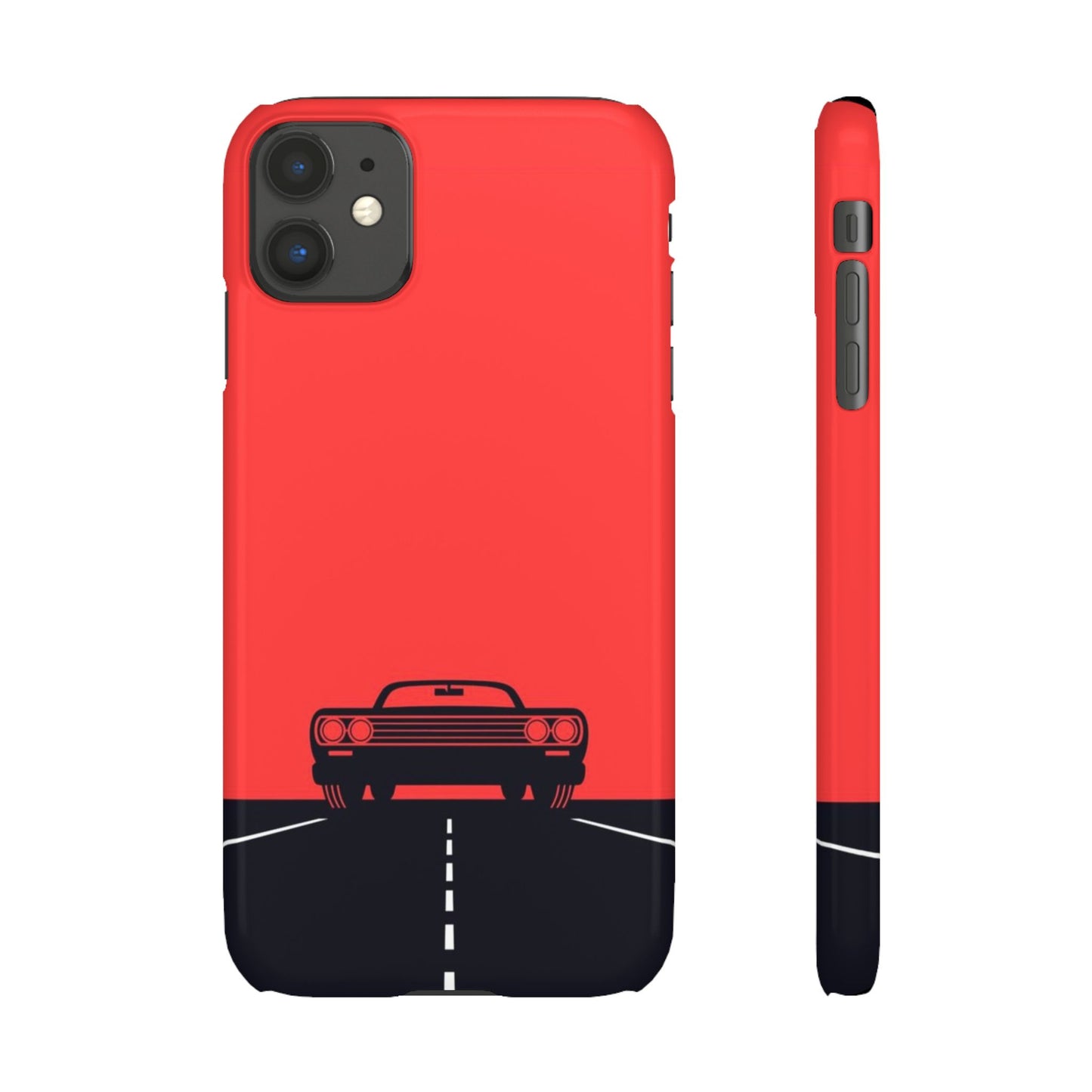 Classic Car Illustration Snap Case