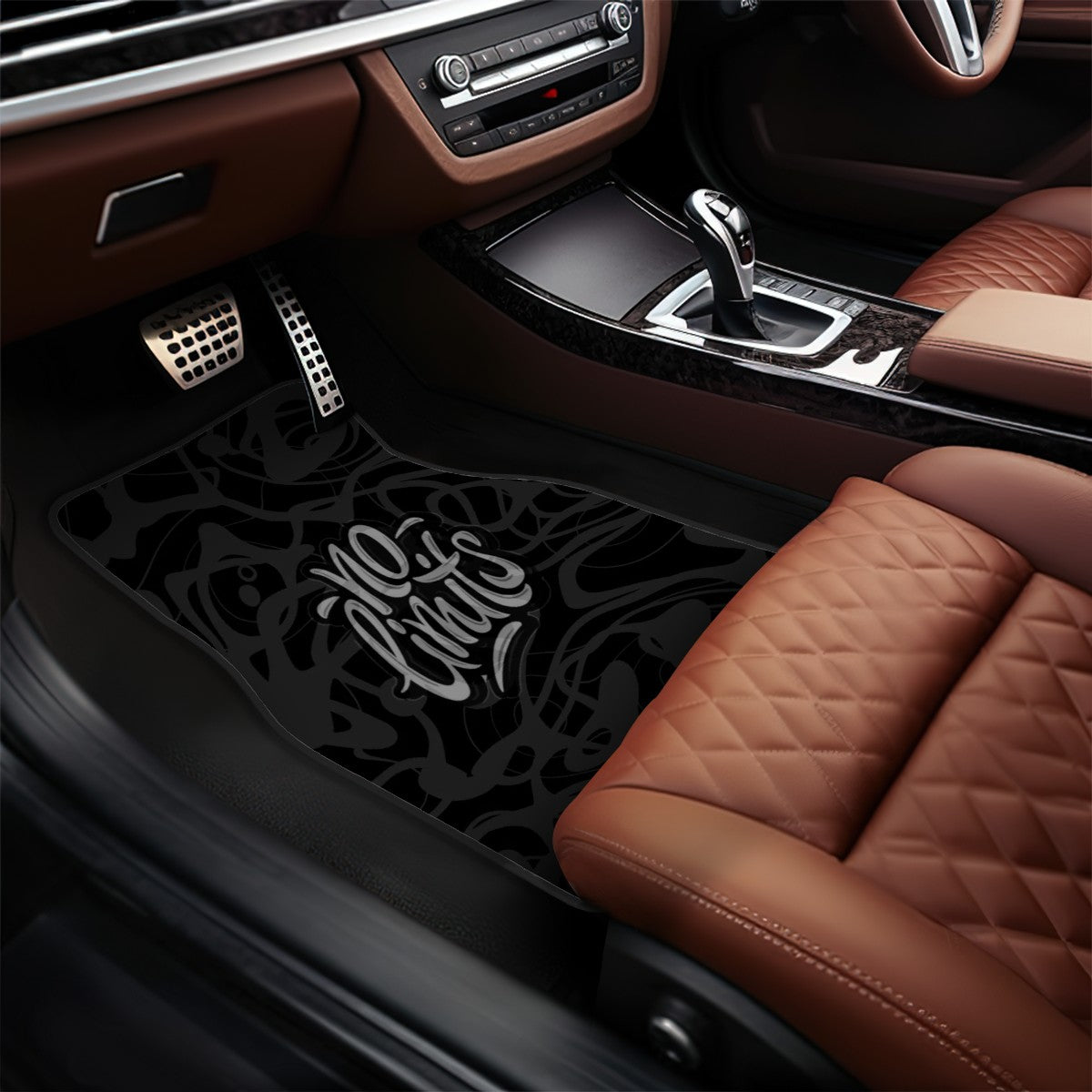No Limits Grunge Automotive Floor Mats