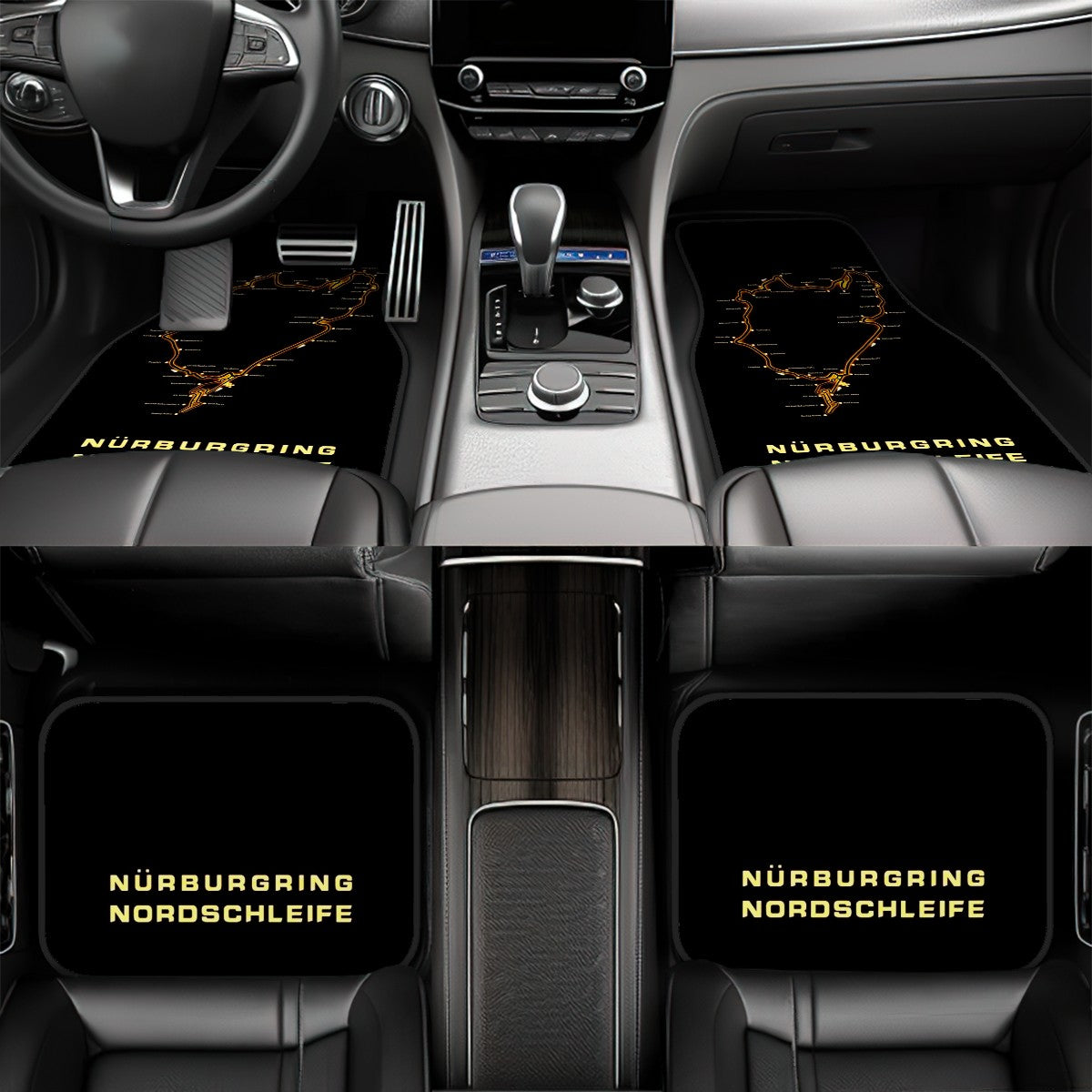 Nurburgring Inspired Automotive Floor Mats