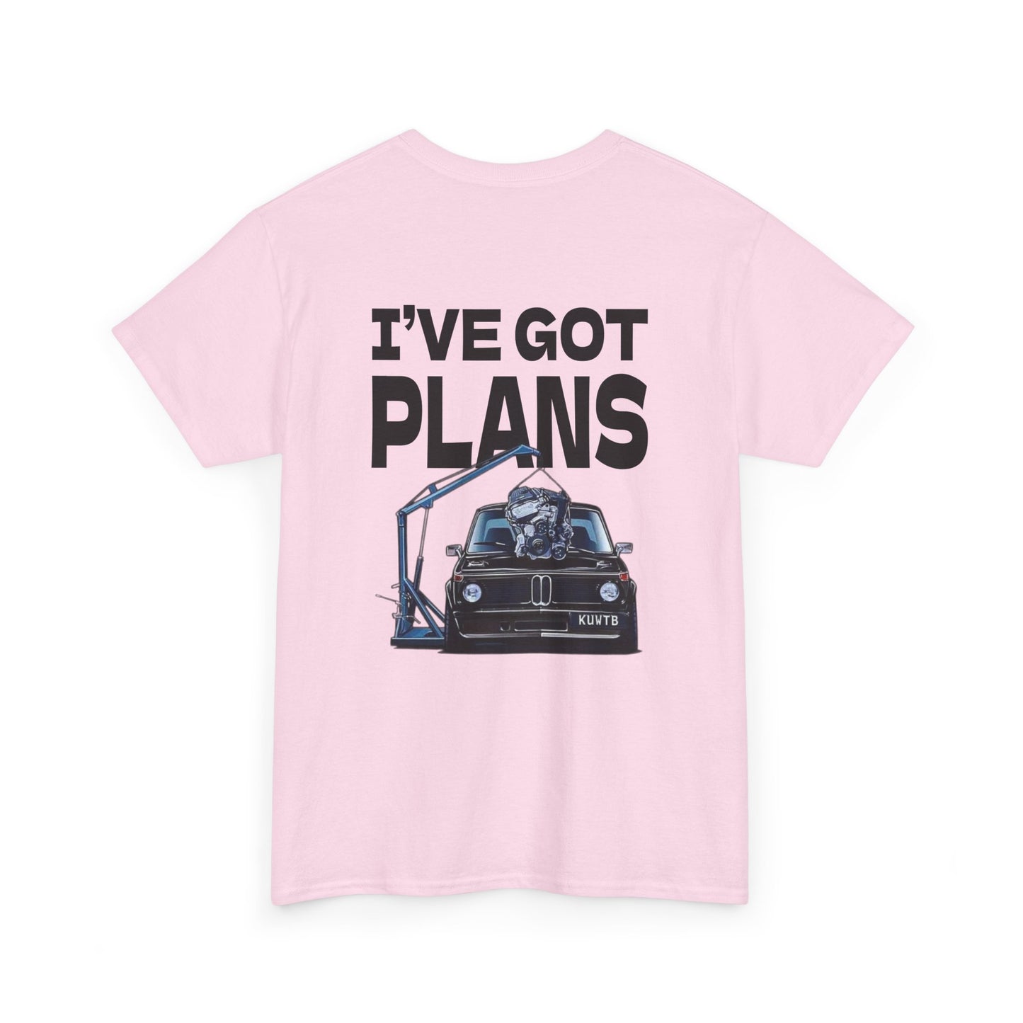 I've Got Plans Car Enthusiasts Heavy Cotton Tee