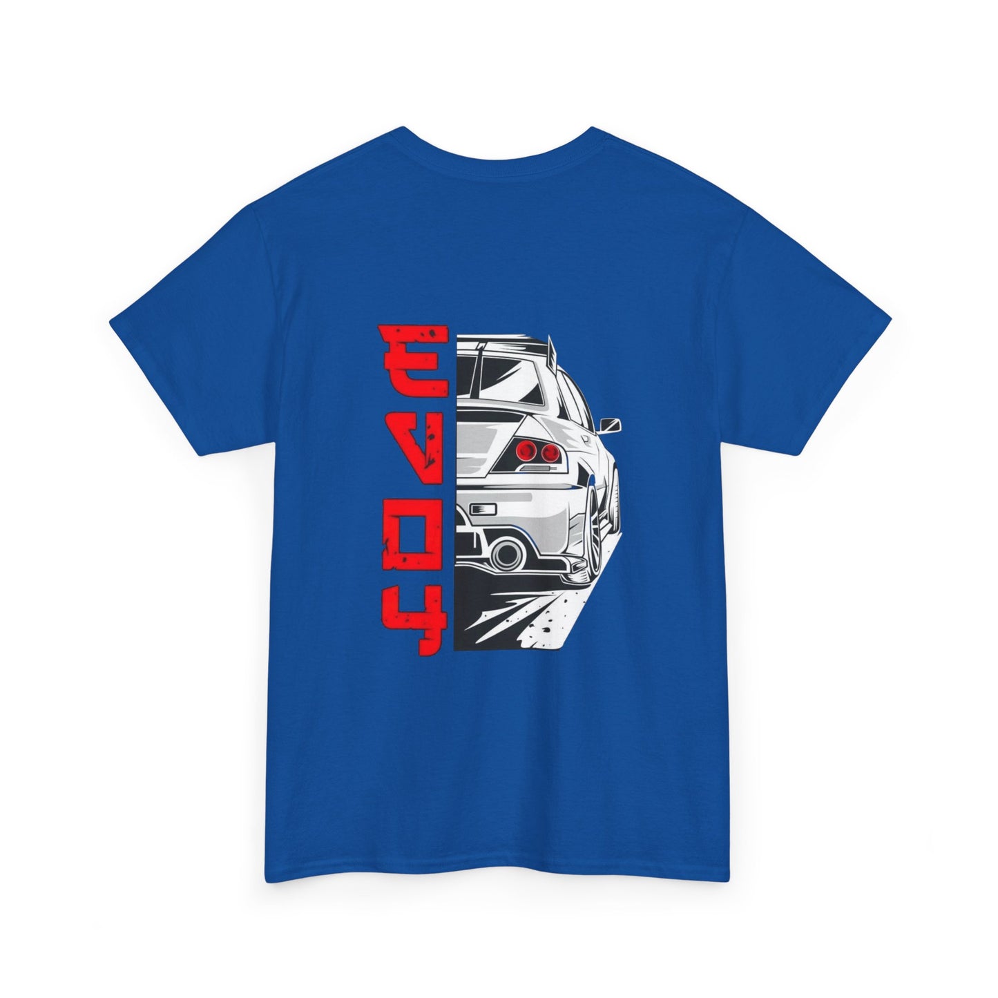 Mitsubishi Evo Back Print Unisex Heavy Cotton Tee