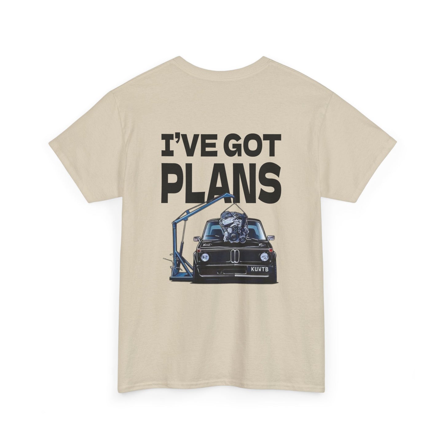 I've Got Plans Car Enthusiasts Heavy Cotton Tee