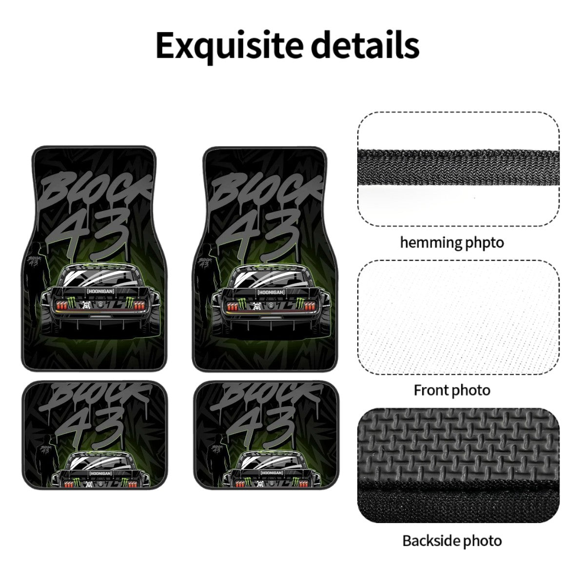 Ken Block Inspired Automotive Floor Mats