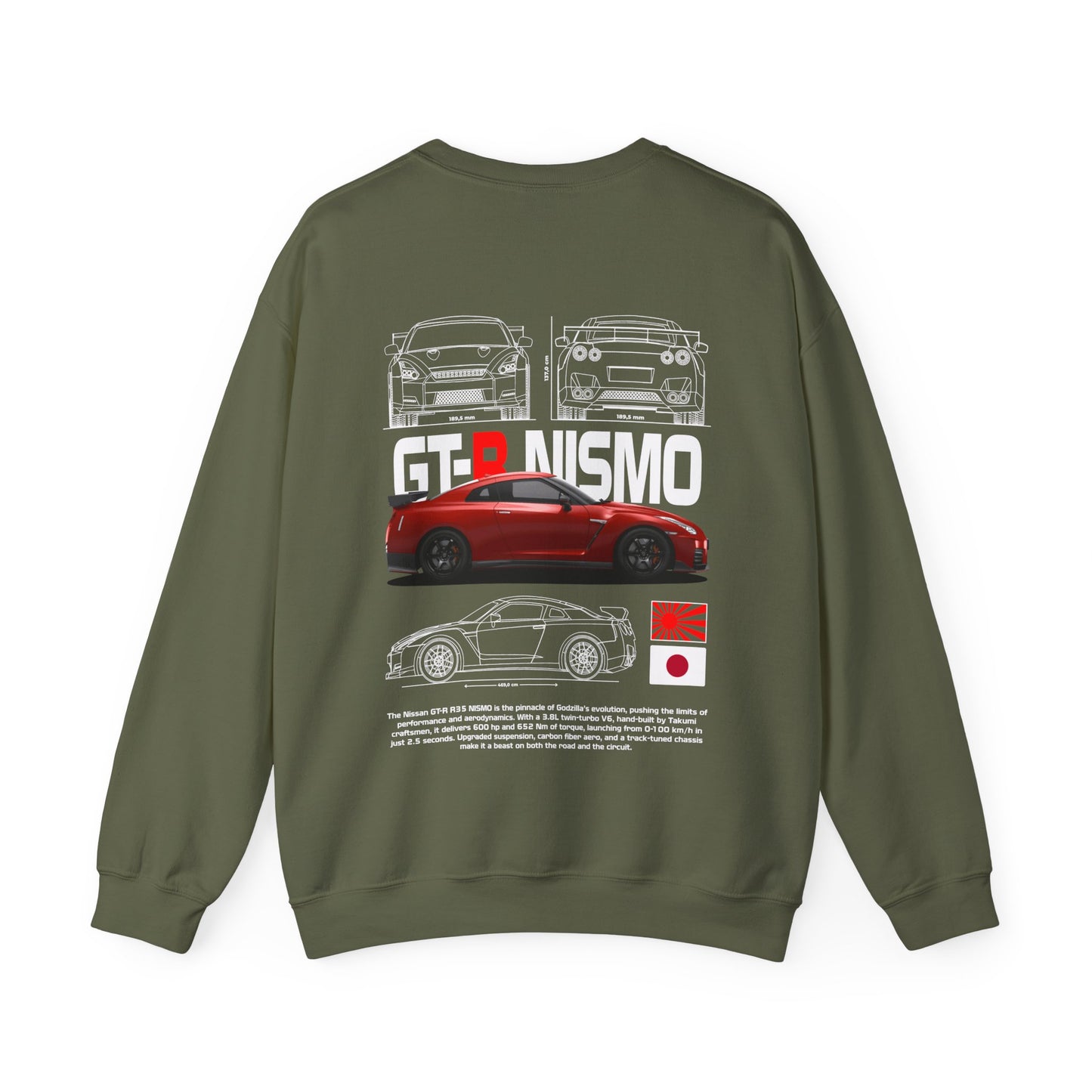 GTR Nismo Poster Style Crewneck Sweatshirt