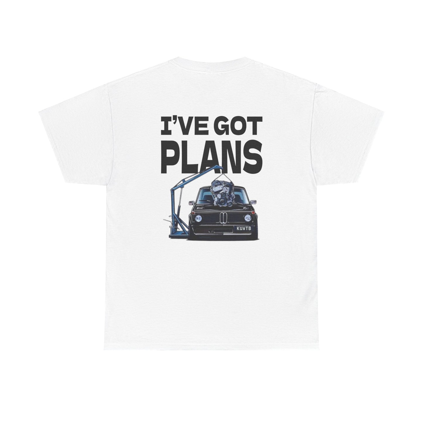 I've Got Plans Car Enthusiasts Heavy Cotton Tee