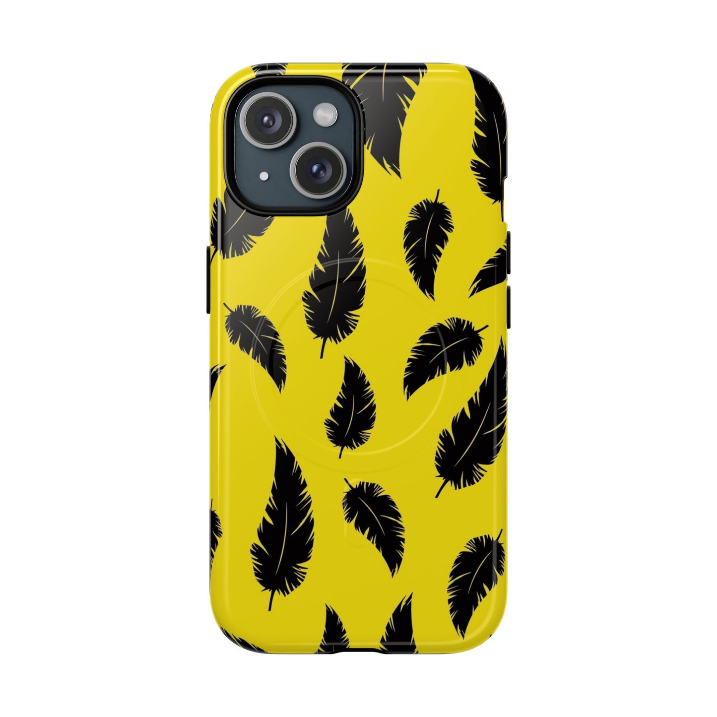 Feathers Pattern Tough Magnetic Case