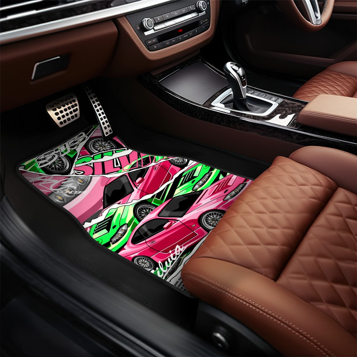 S15 Illustration Art Automotive Floor Mats