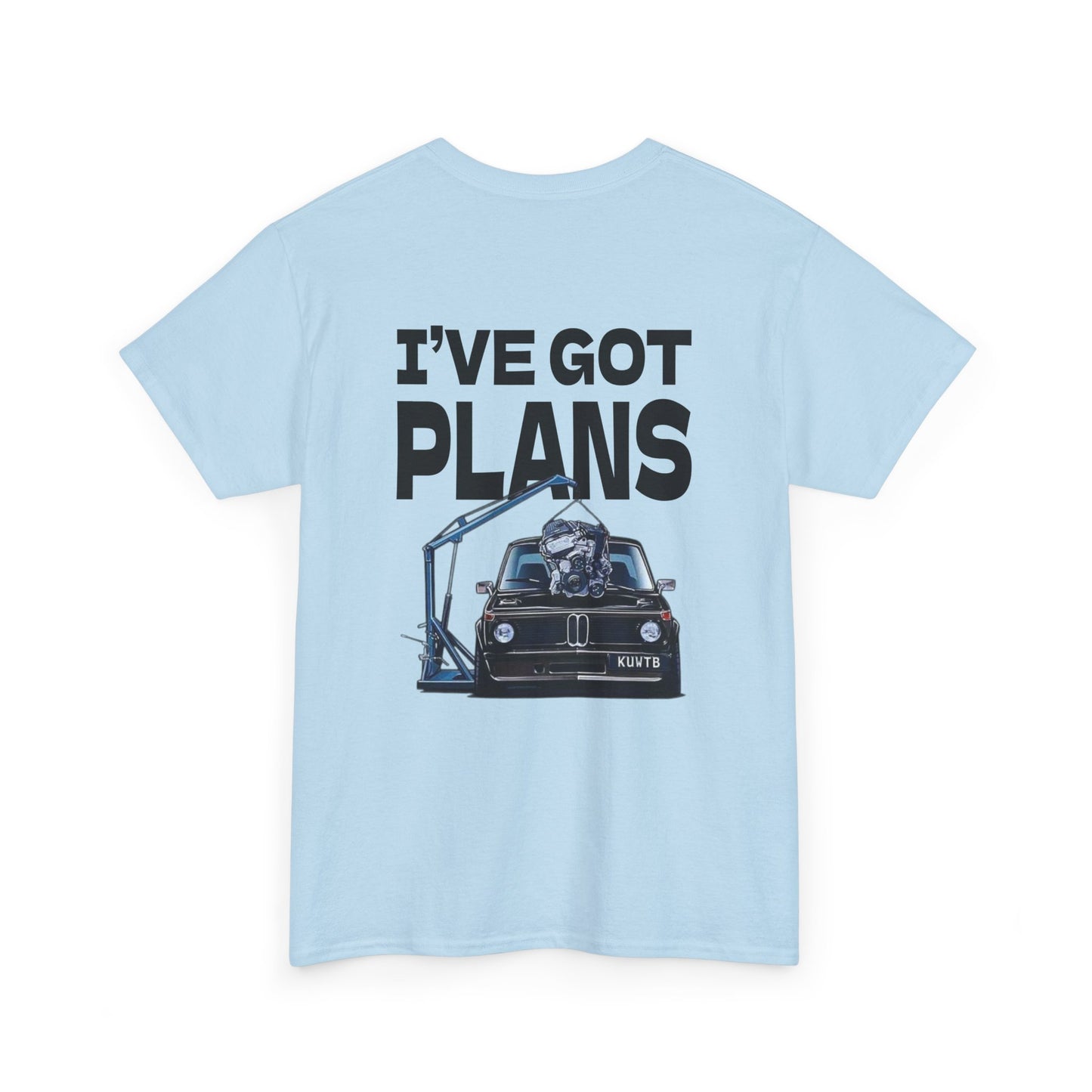 I've Got Plans Car Enthusiasts Heavy Cotton Tee