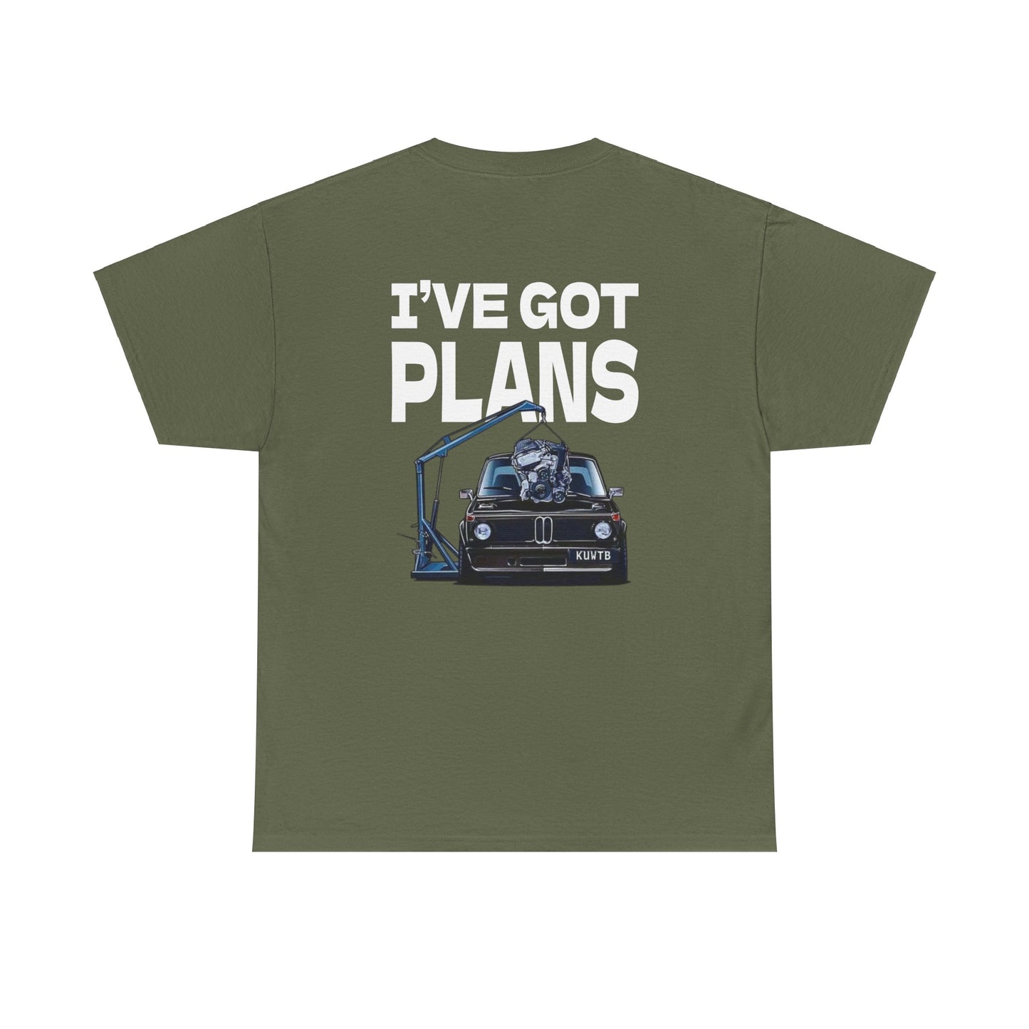 I've Got Plans Car Enthusiasts Heavy Cotton Tee
