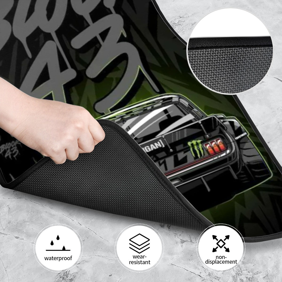 Ken Block Inspired Automotive Floor Mats