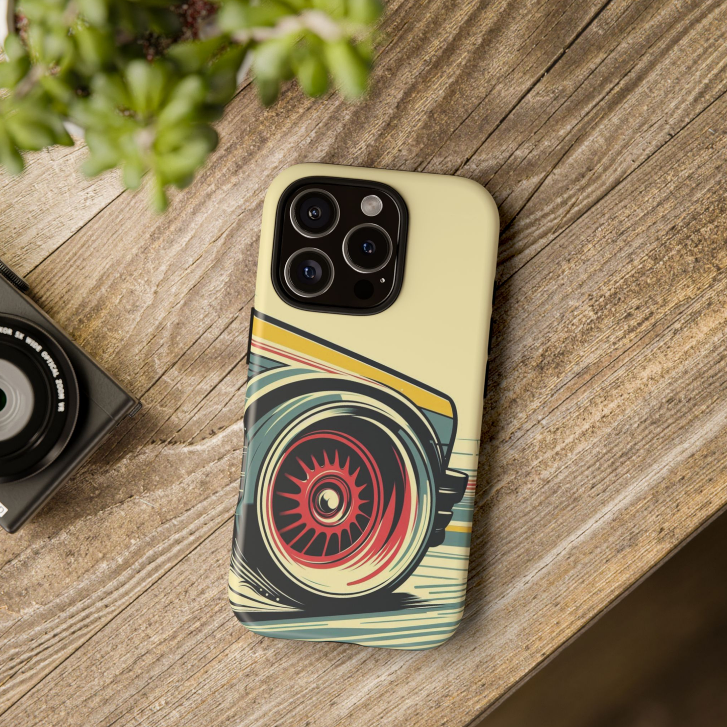 Car Drift Illustration Tough Phone Case