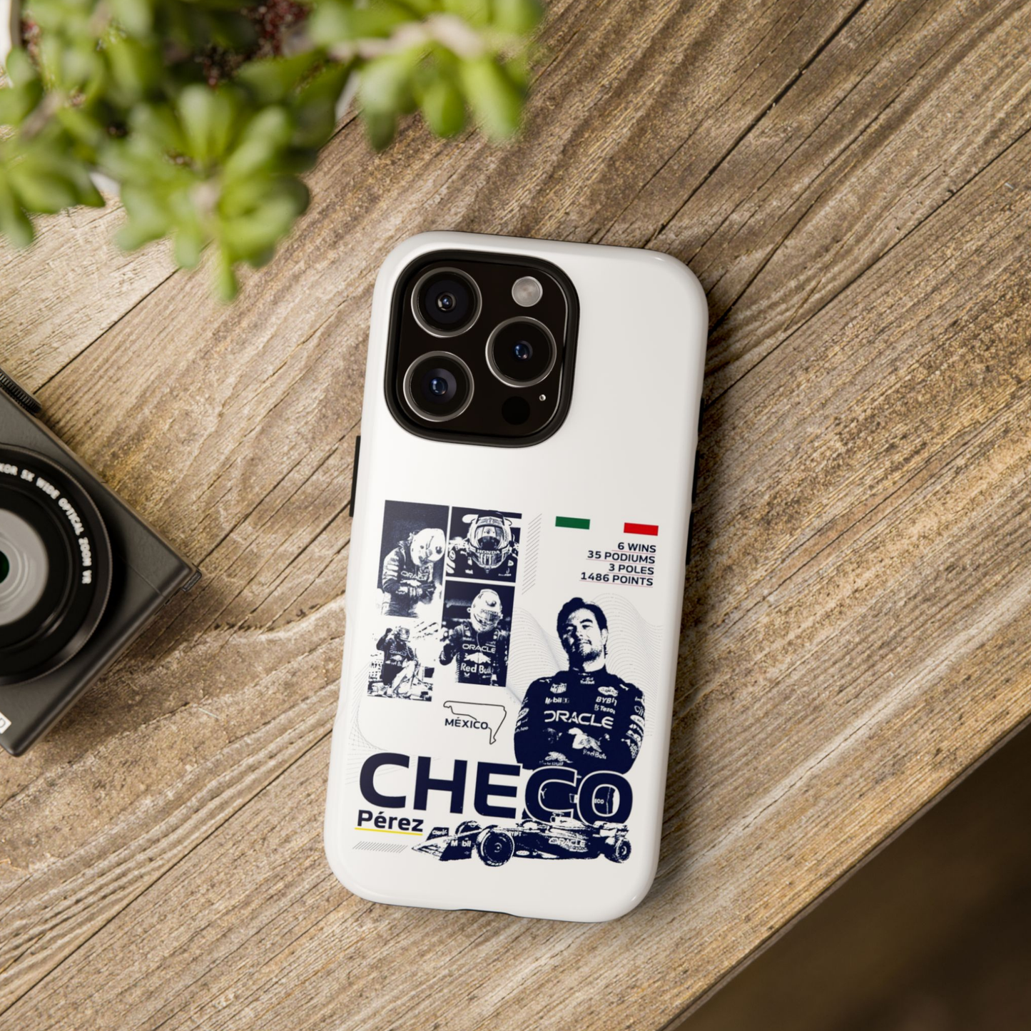 Checo Perez Poster Style Tough Phone Case