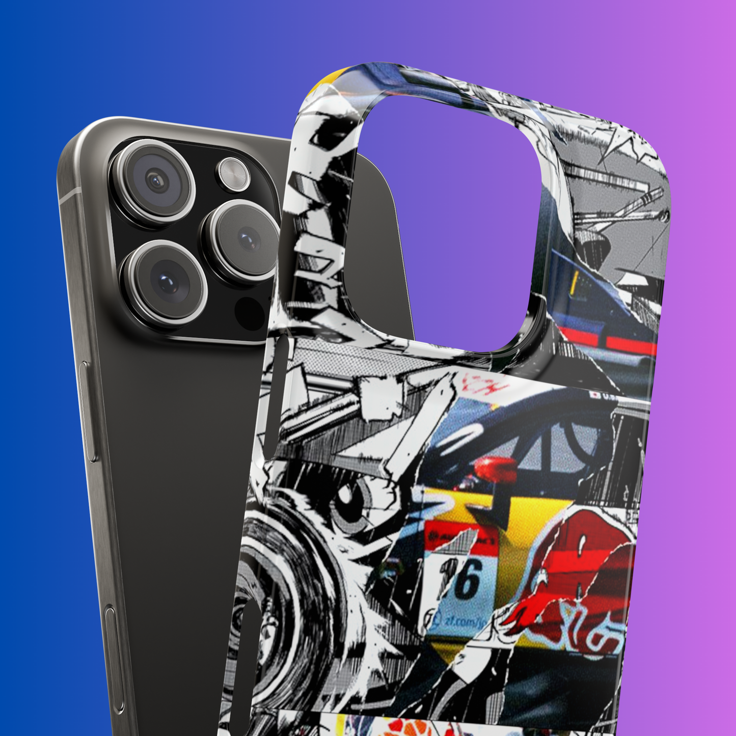 F1 Animated Style Tough Phone Case