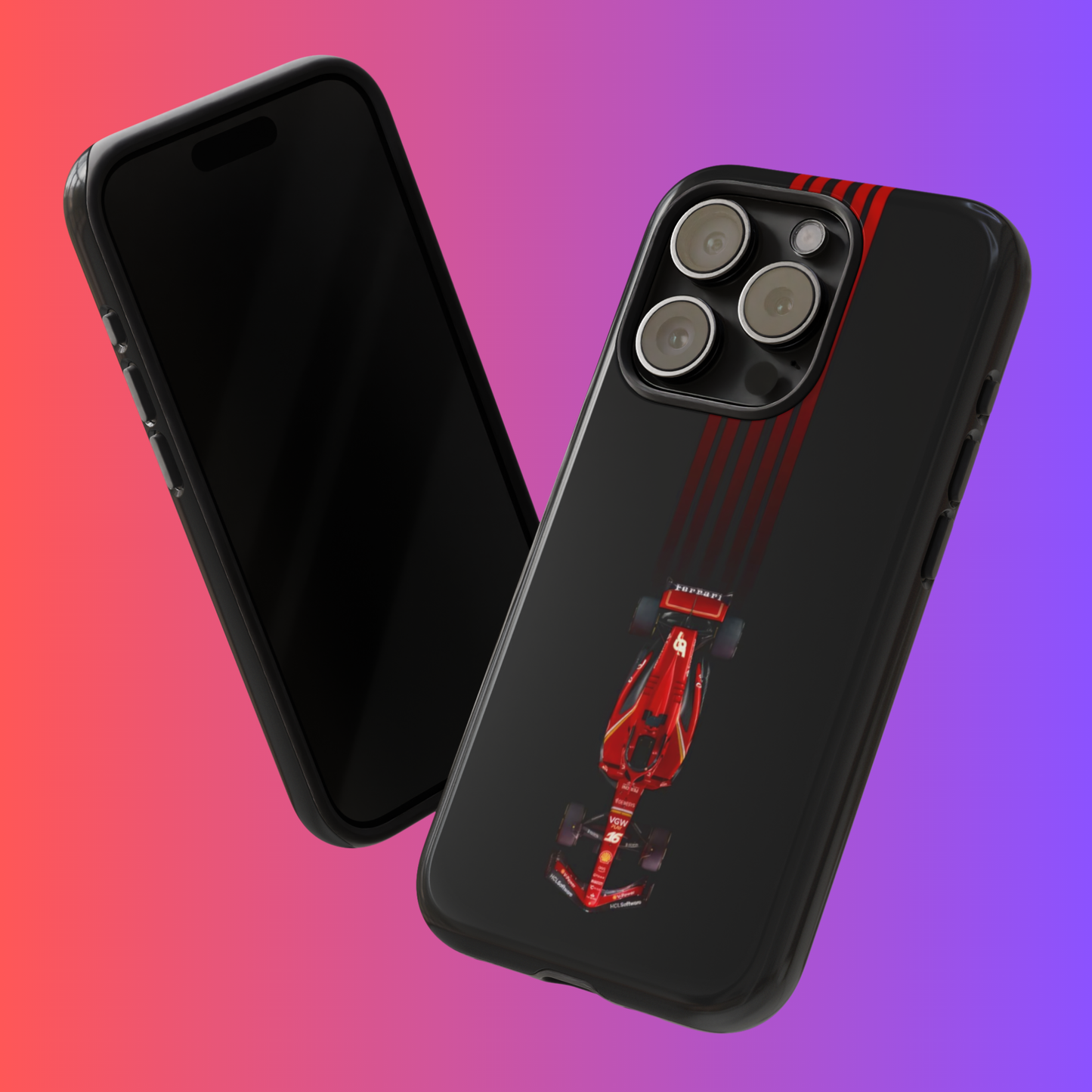 Ferrari F1 Car Tough Phone Case