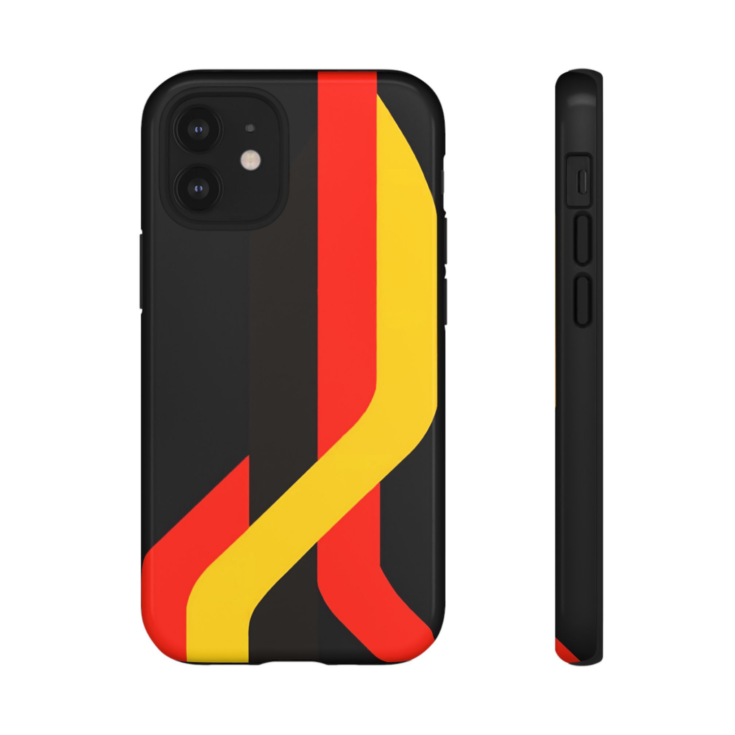 Racing Stripe Pattern Tough Phone Case