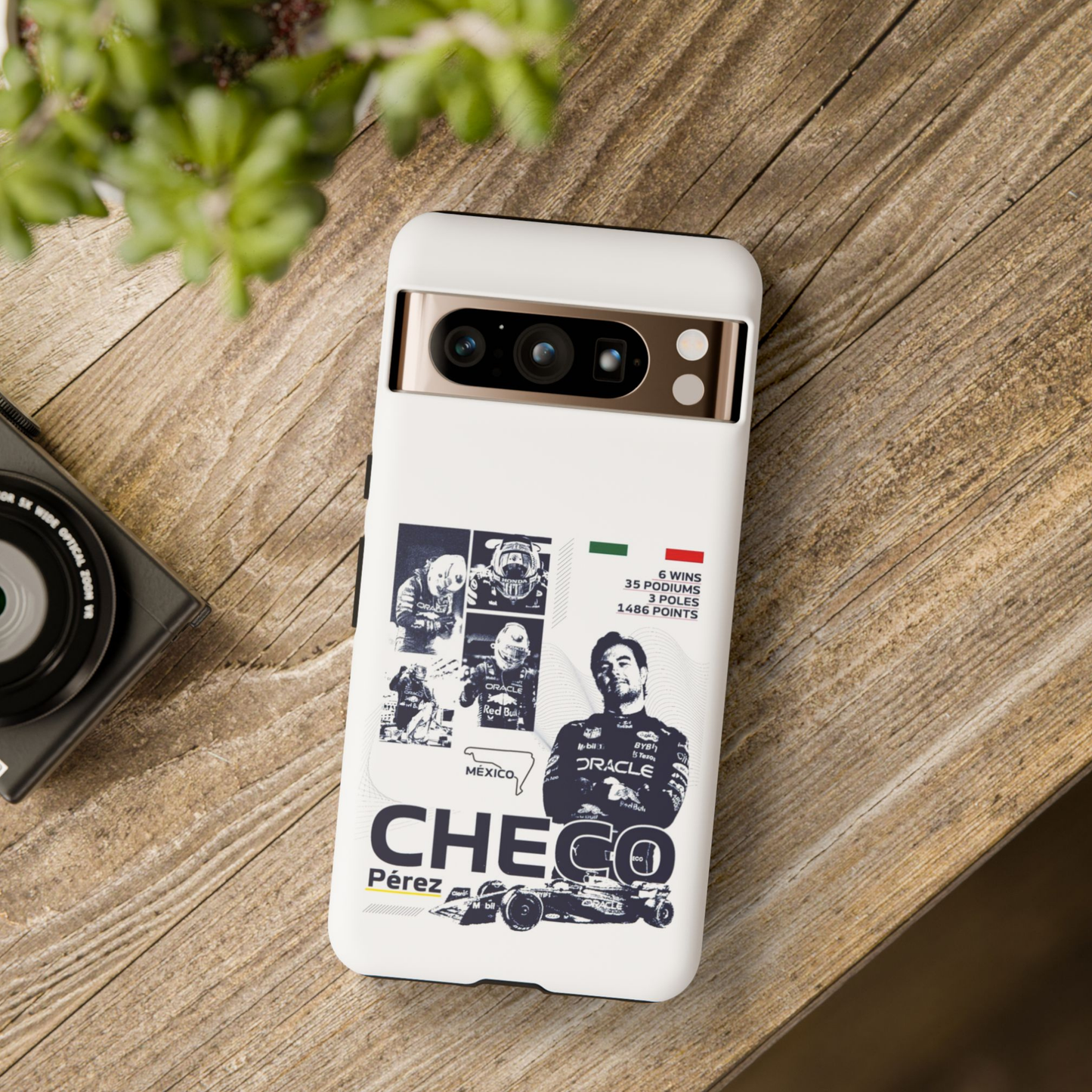 Checo Perez Poster Style Tough Phone Case