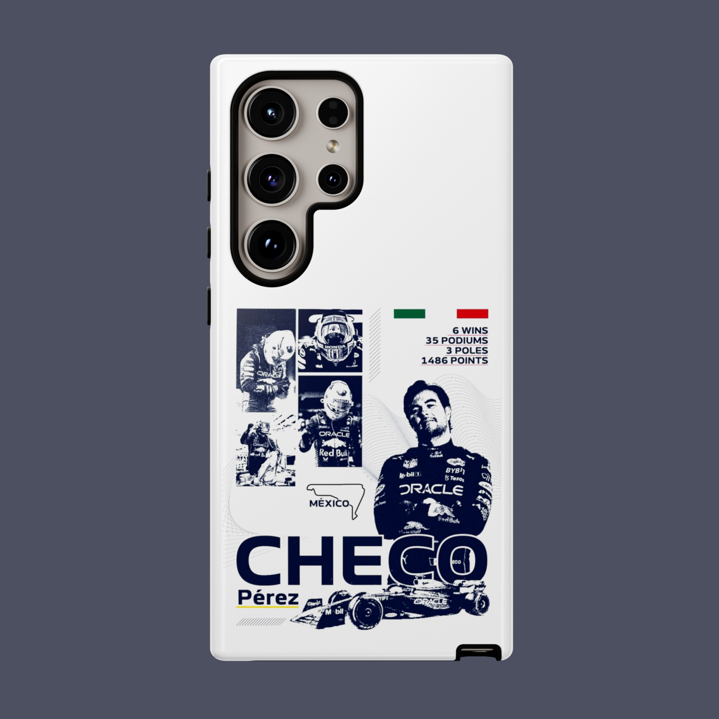 Checo Perez Poster Style Tough Phone Case