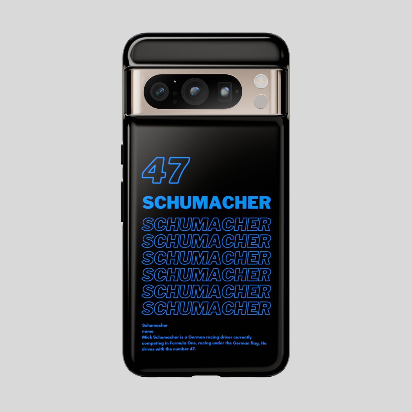 Schumacher F1 Inspired Tough Phone Case