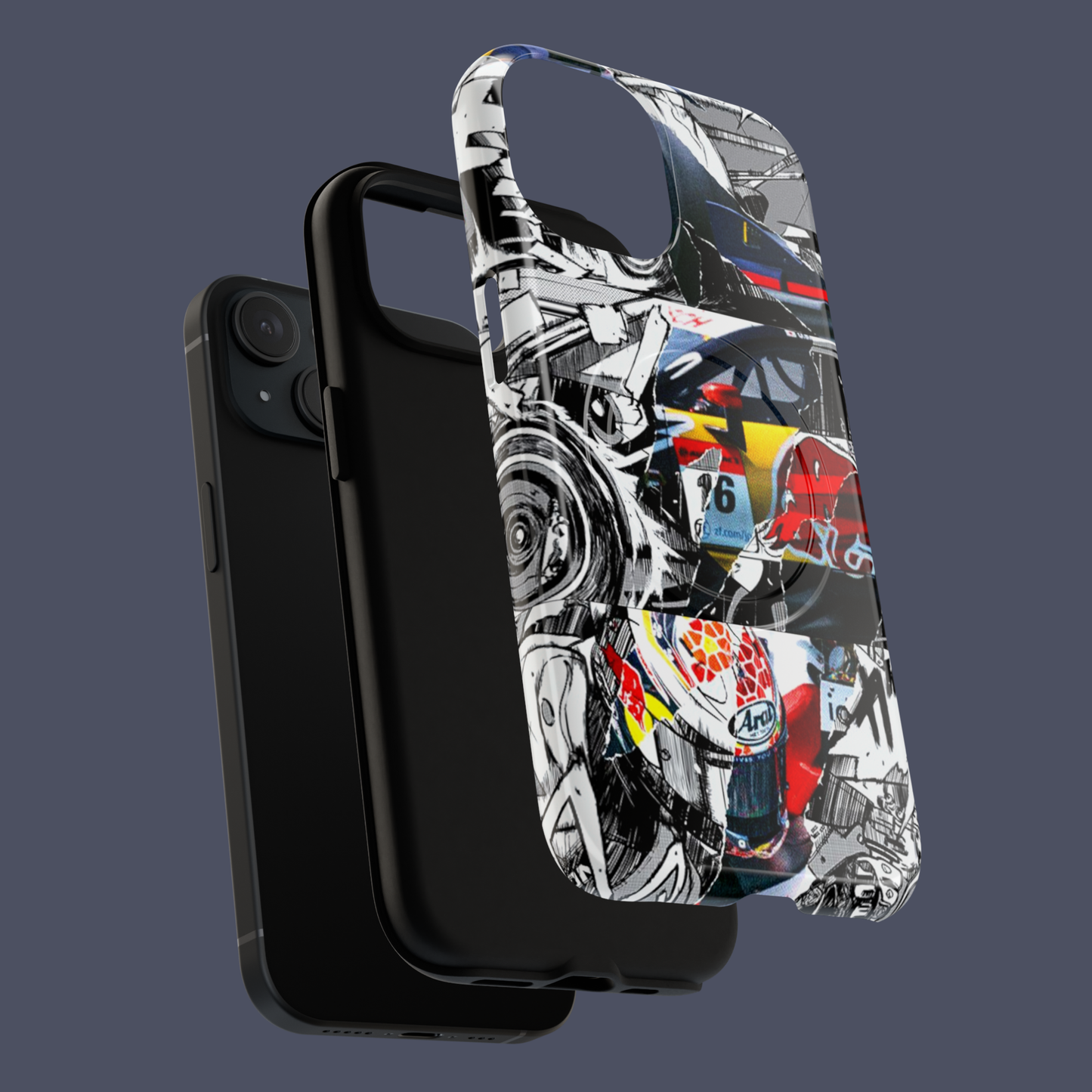 F1 Animated Style Tough Phone Case
