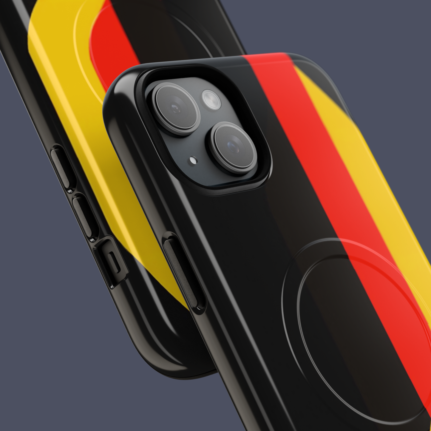 Racing Stripe Pattern Tough Phone Case