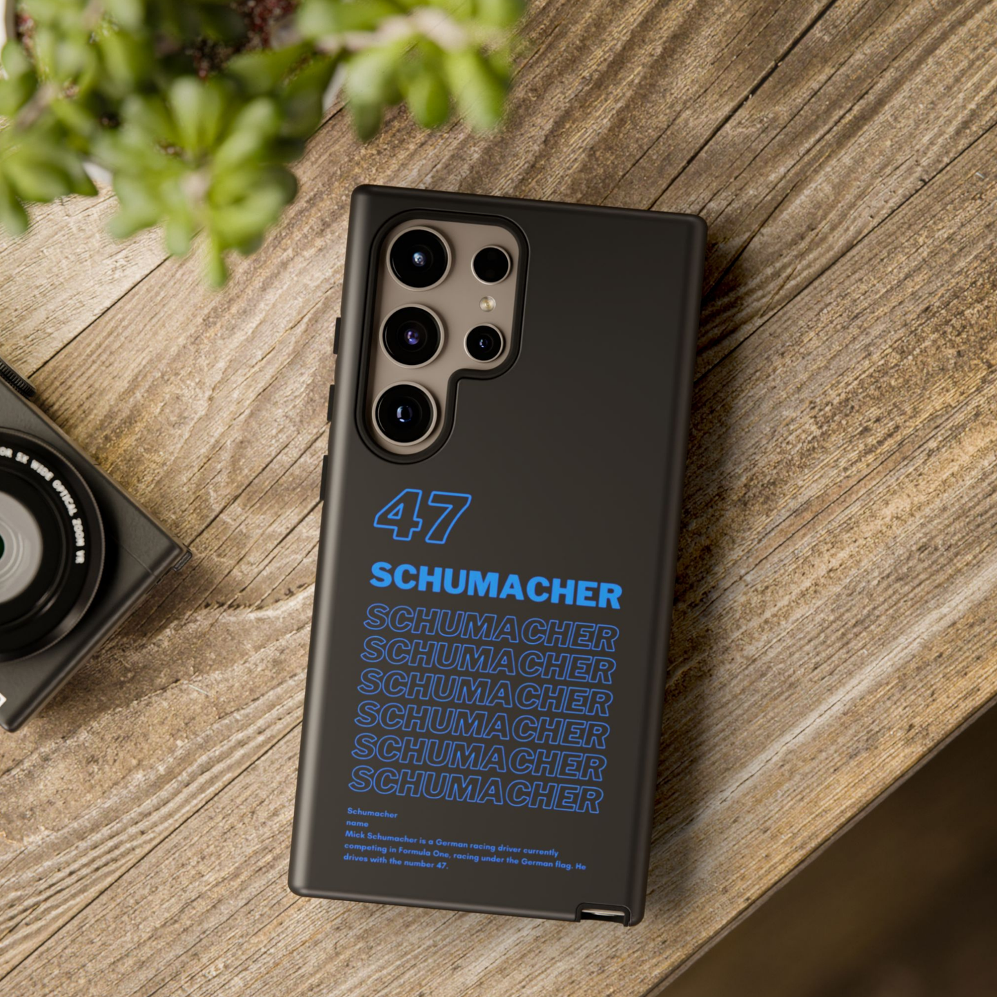Schumacher F1 Inspired Tough Phone Case