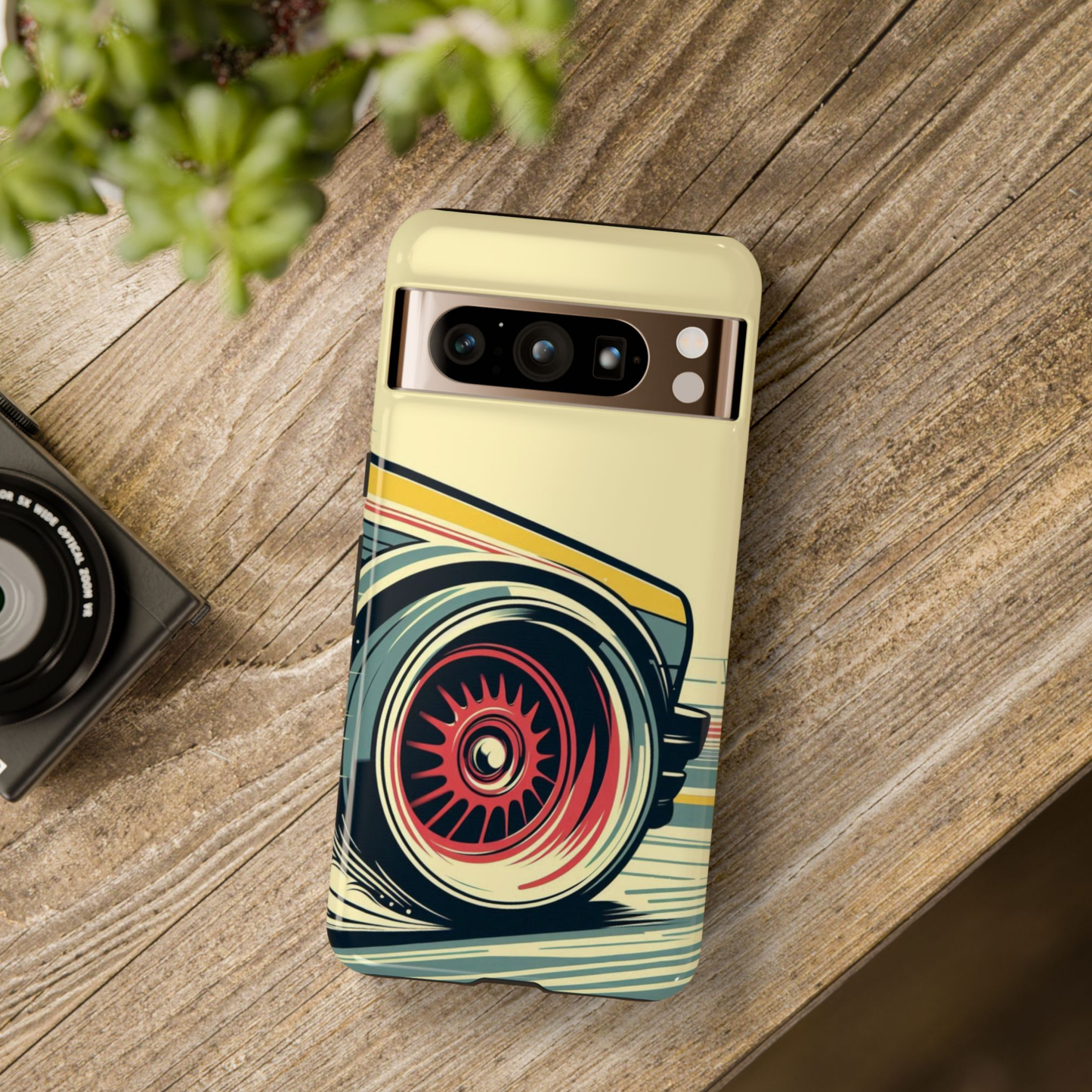 Car Drift Illustration Tough Phone Case