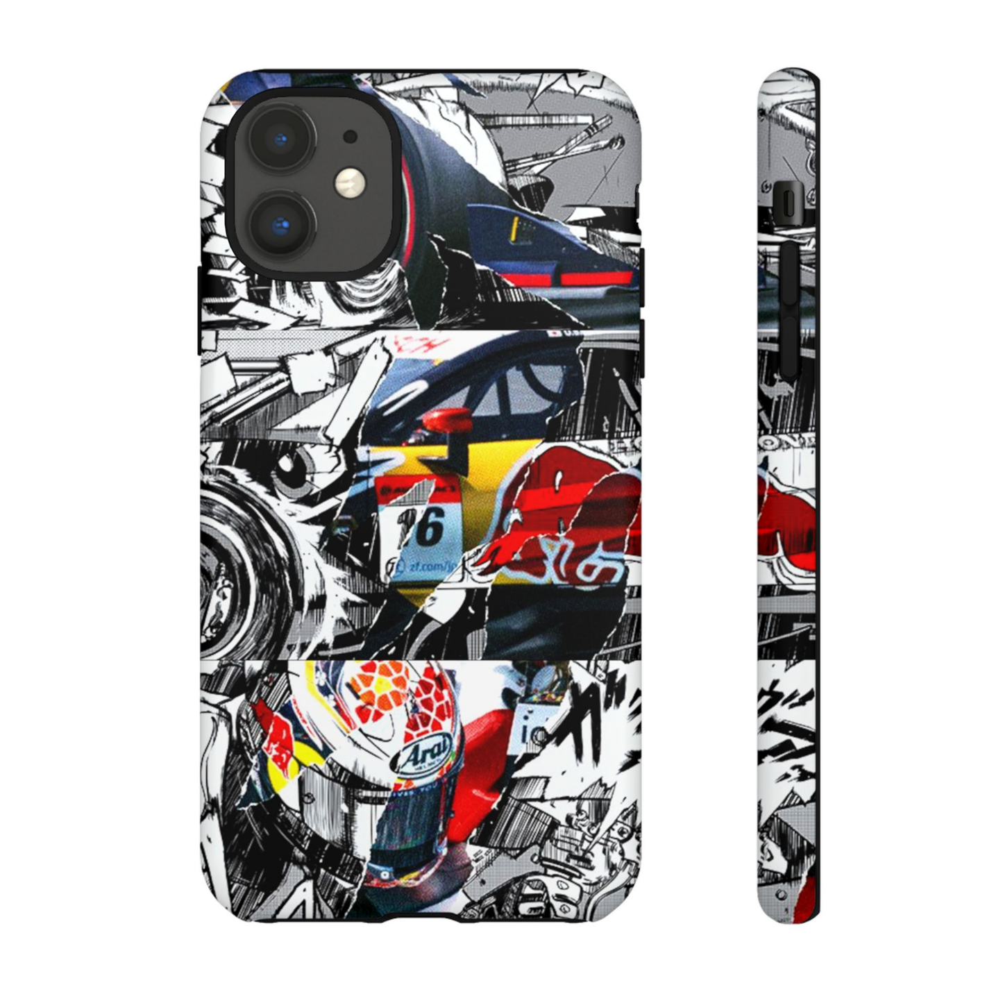 F1 Animated Style Tough Phone Case