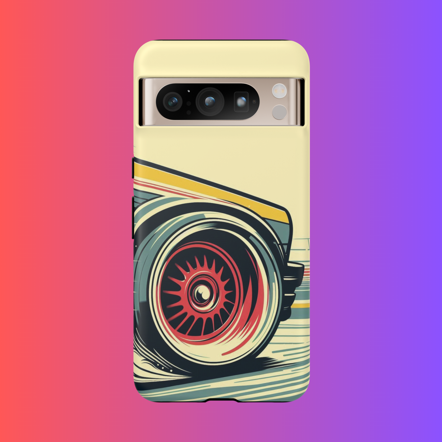 Car Drift Illustration Tough Phone Case