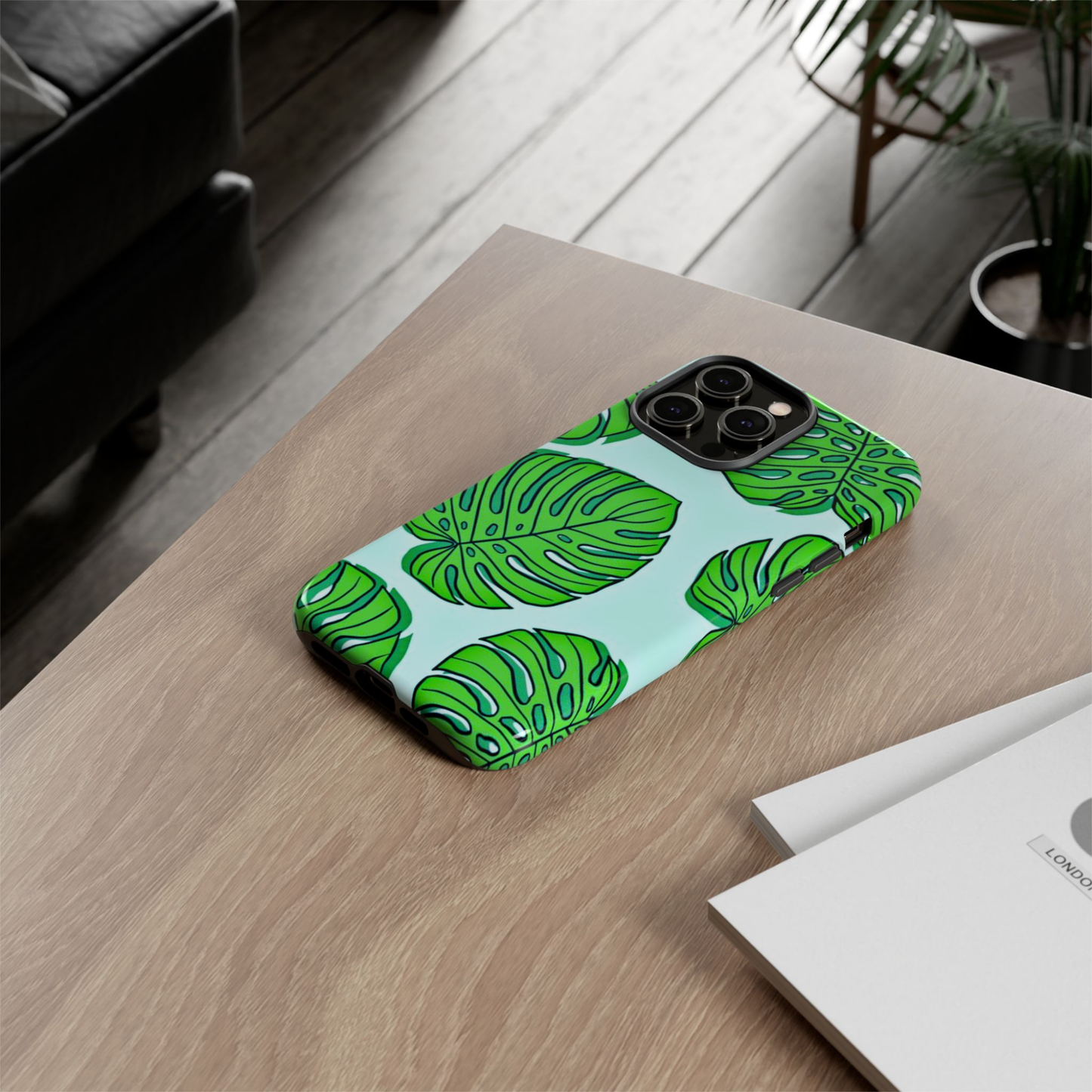 Leaves Pattern Tough Phone Case